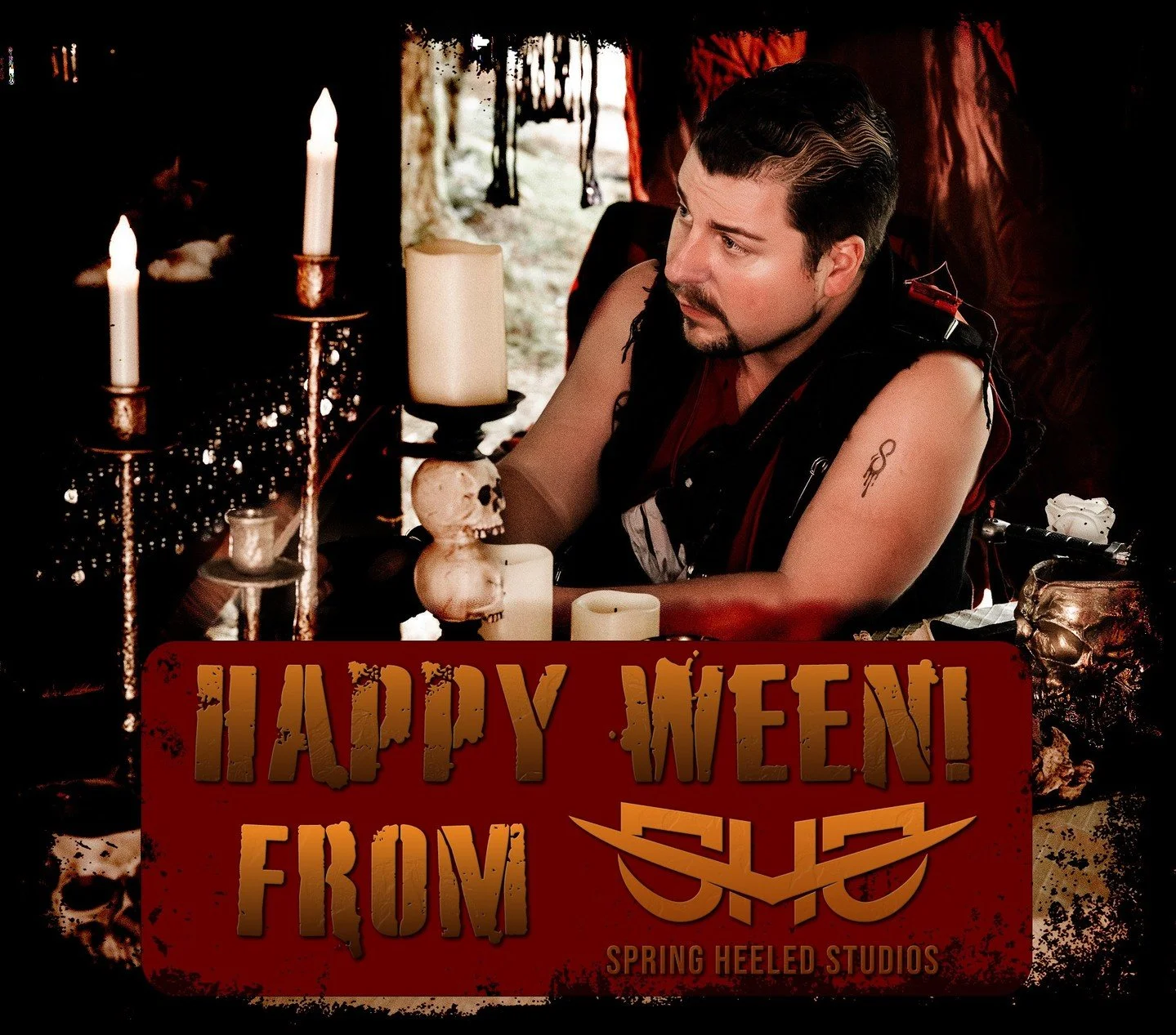 HAP WEEN! Stay safe out there tonight, the lot of you!
Always remember to check your candy for extra LARP weapons. 
(brb making a hard chocolate shell on my LARP daggers to hand out)