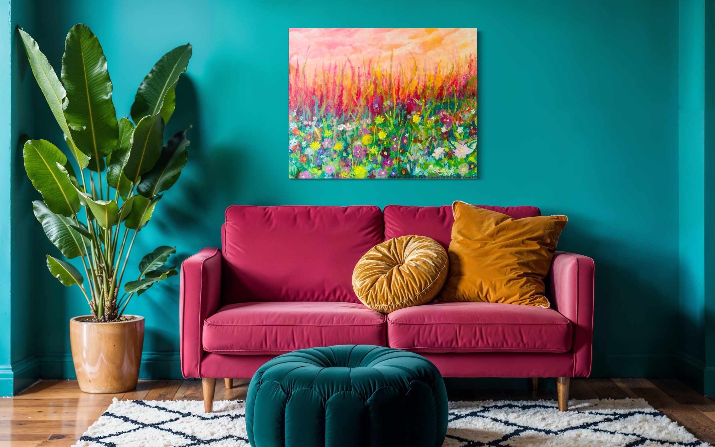 Vibrant Enchantment Canvas Art