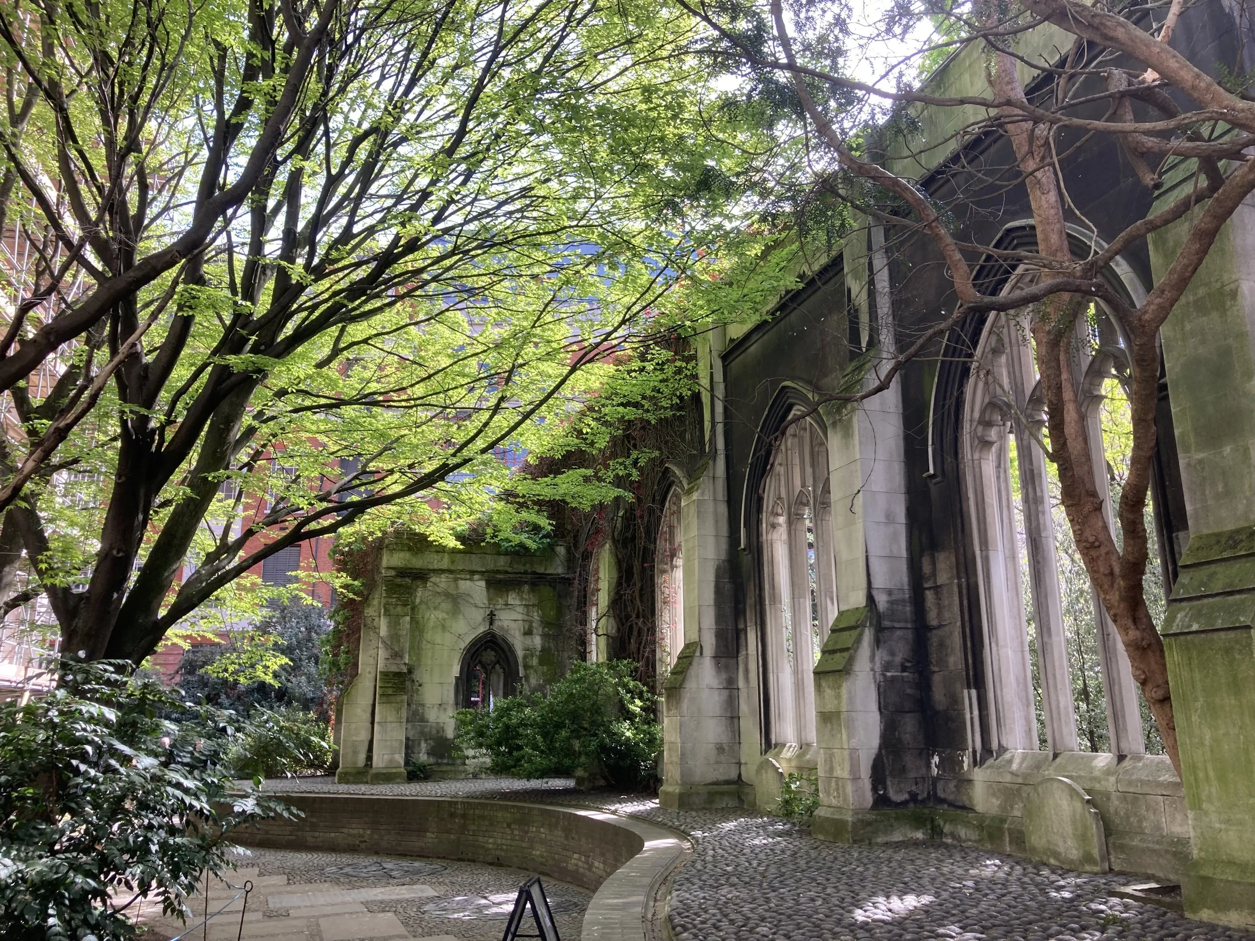Off The Beaten Path Tours In London - the remains of a beautiful old church near The Tower of London
