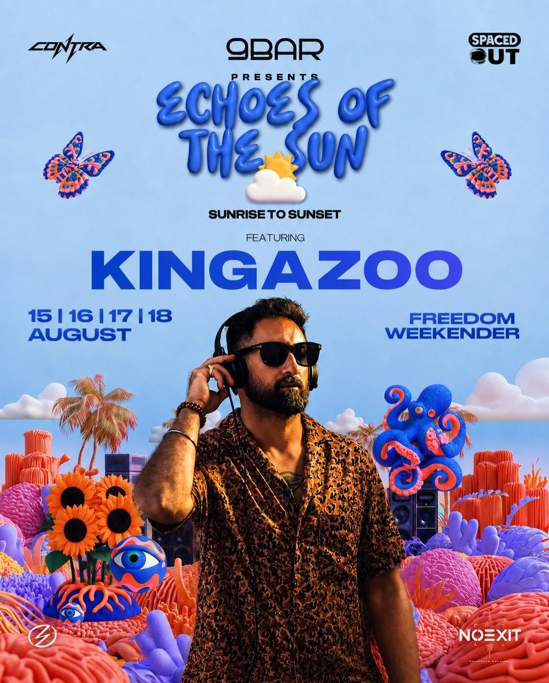 Mornings are about to get hard!!! because the party definitely doesn&rsquo;t stop. Closing out this long weekend at @9bar.goa , and this one means a little more to me than just another gig.

Last season I came here after a pretty difficult chapter, p