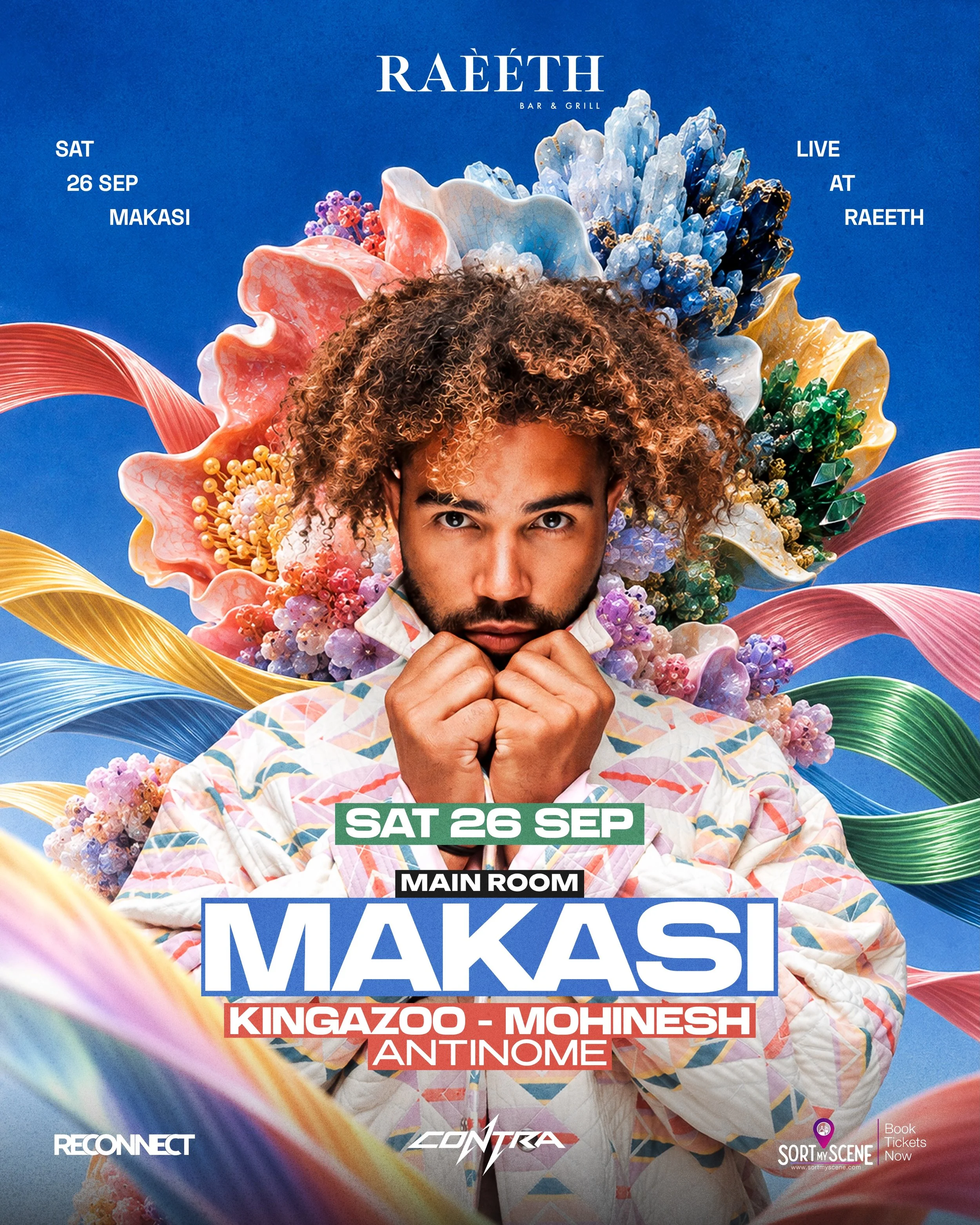Saturday night at Raeeth!! 

Joining @djmakasi for an Afro-fuelled night, then taking over the controls to close things out, picking up from the heat and moving into harder shades of Afro, melodic and progressive sounds as the night gets deeper.

Alw