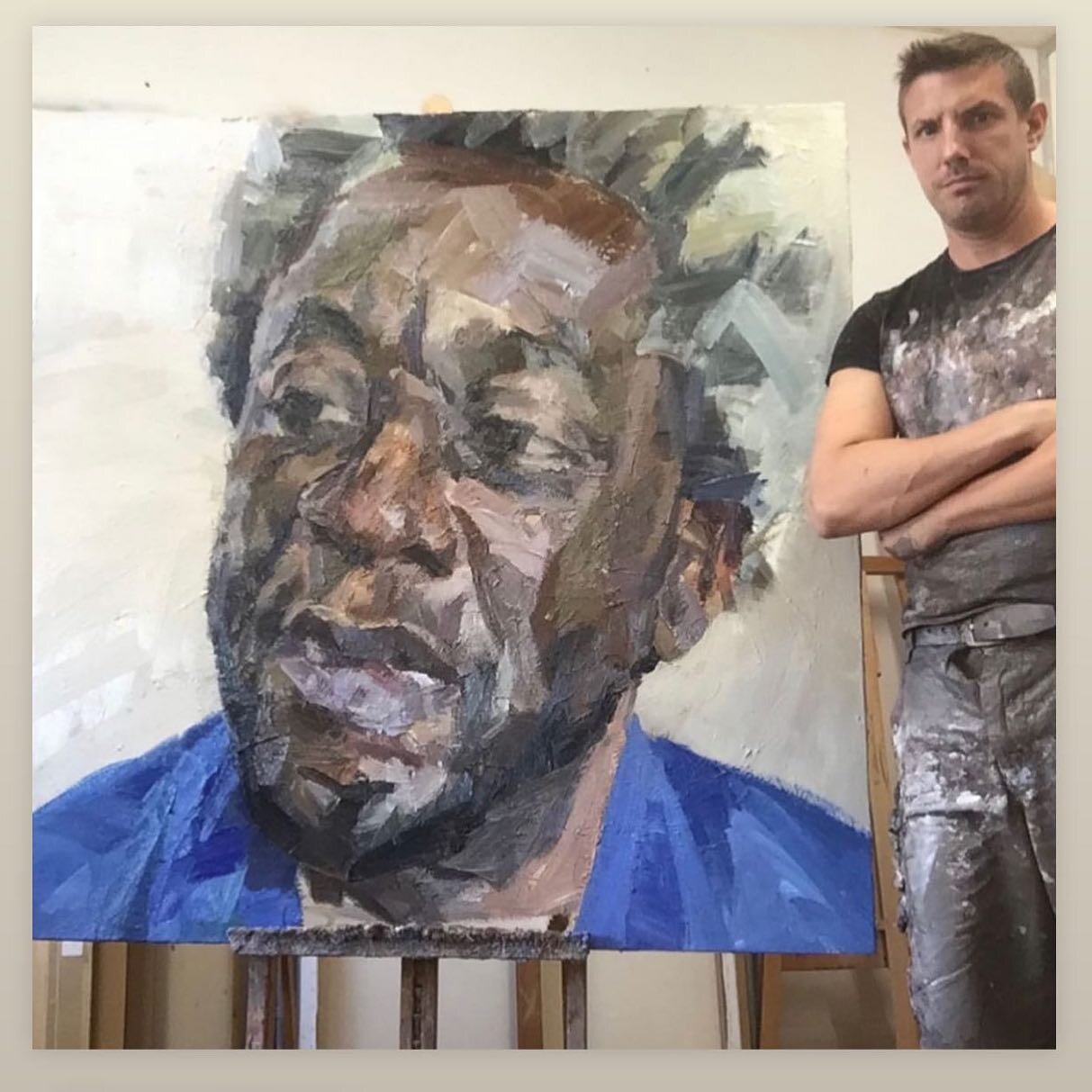 Memories of the amazing @timbensonart creating this giant portrait of our founder, Agenda Brown! (Honoured)
It was featured as the main image in an exhibition of master oil painters at @mallgalleries!
.
.
.
.
#fineart
#masteroilpainter
#portrait
#npg