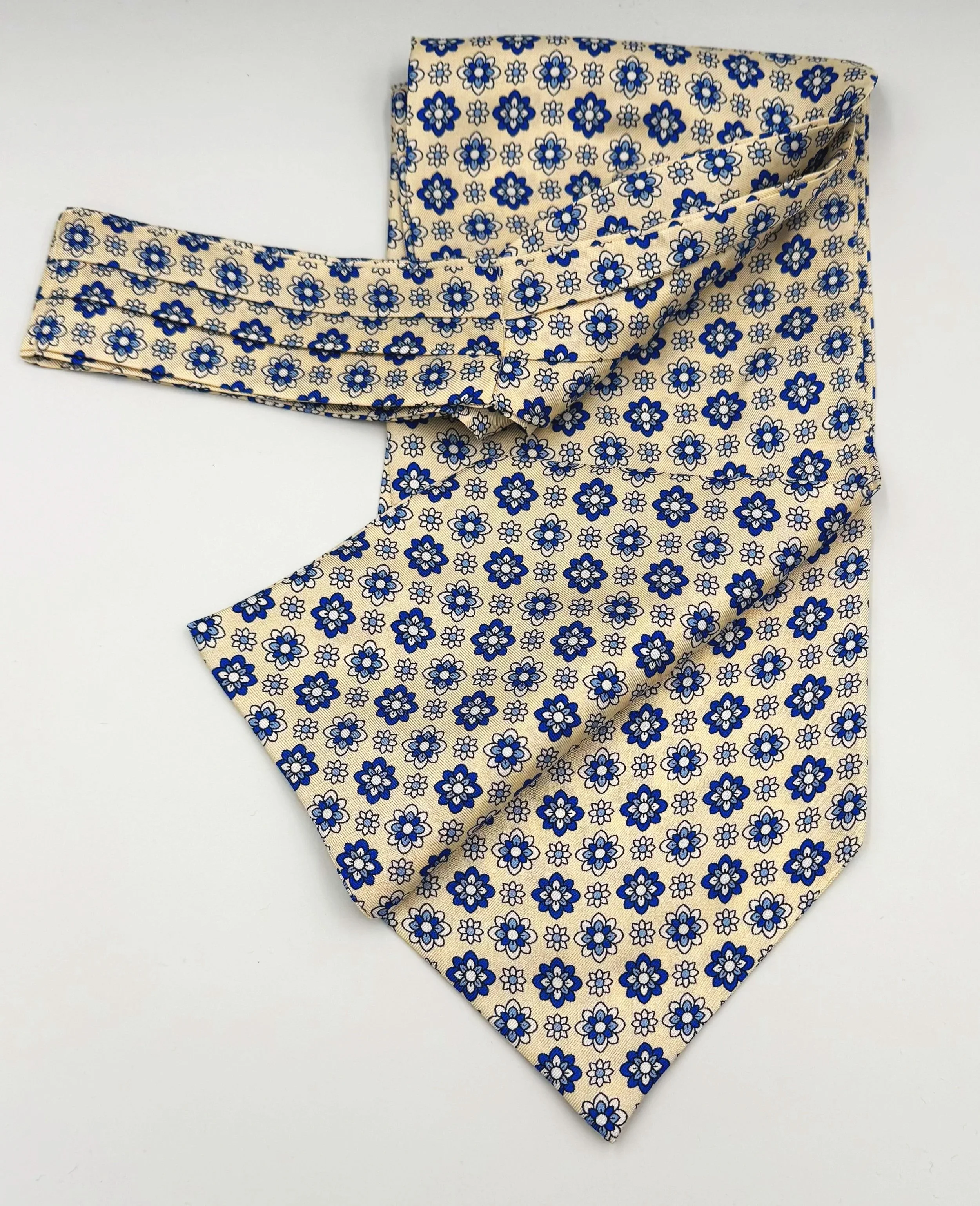 FOULARD ASCOT SOIE TOUR DE COU double pour homme luxe