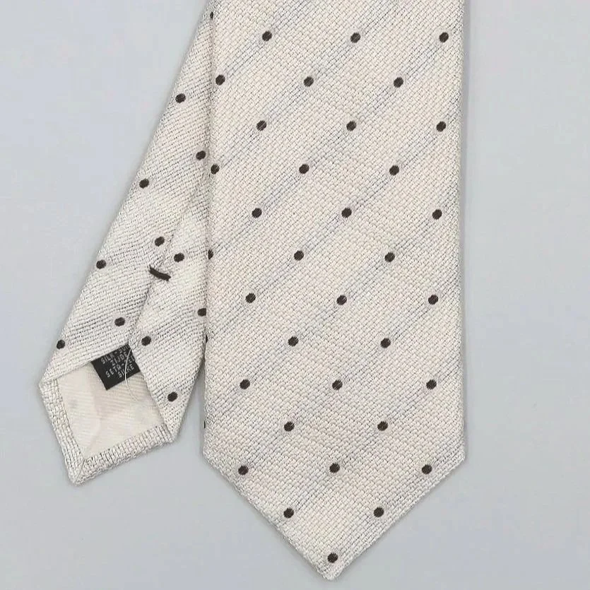 Cravate Tricot Limited Punto MARRON 5