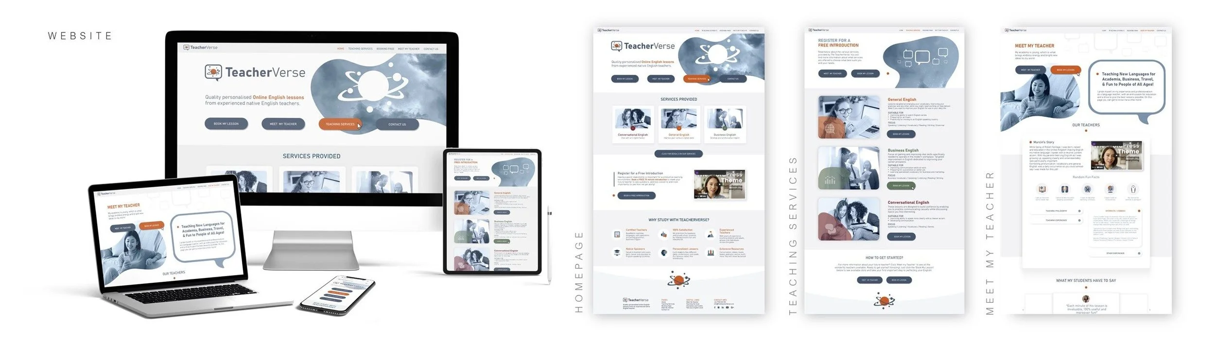 Responsive Website - TeacherVerse