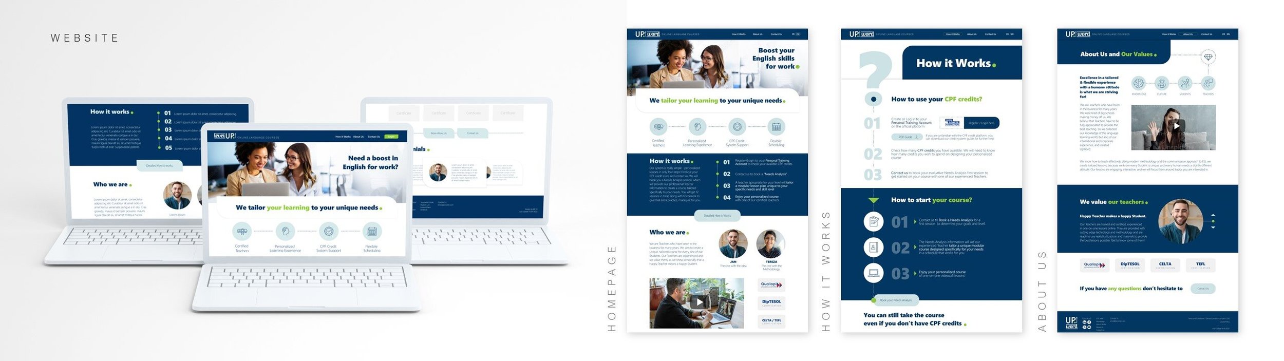 Responsive Website - UpWord