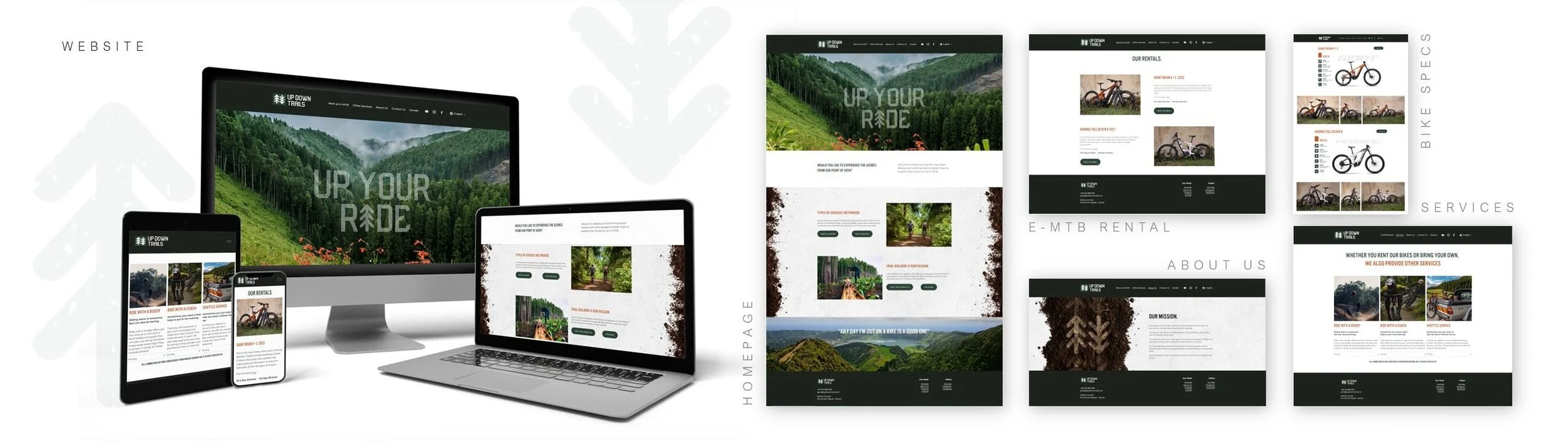 Responsive Website - Up Down Trails