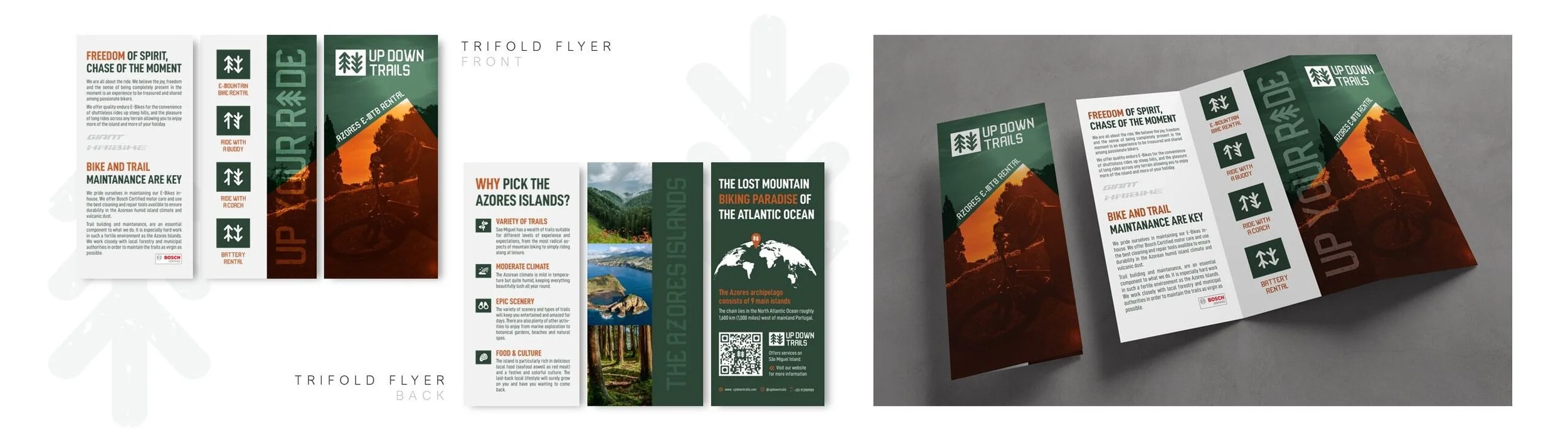 Trifold Brochure - Up Down Trails