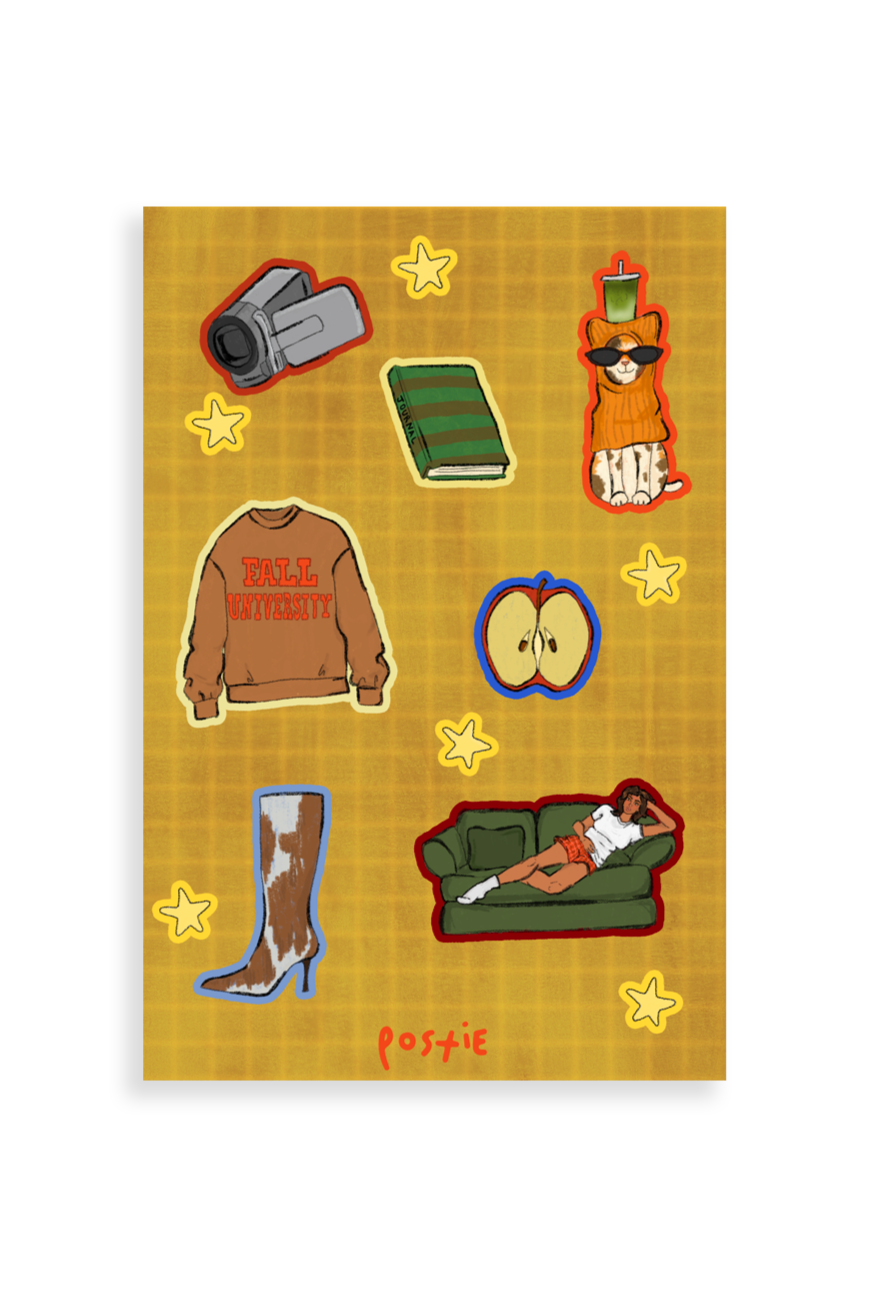Cozy Fall  Sticker Sheet