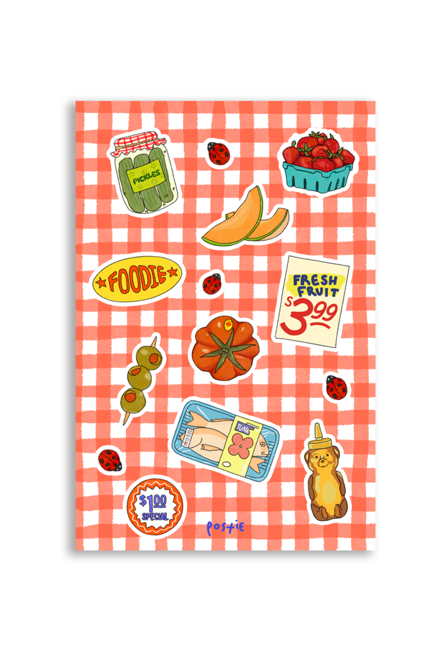Farmers Market Sticker Sheet