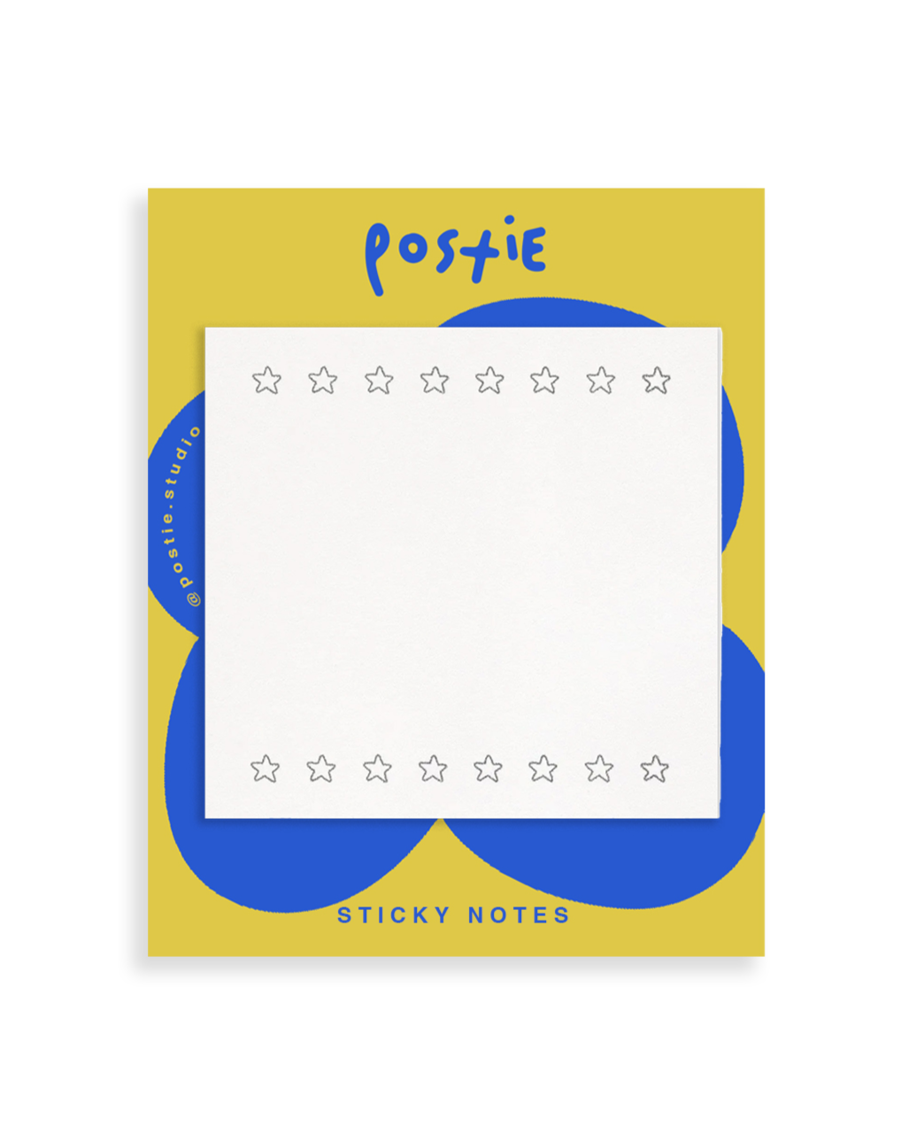 White Seeing Stars Sticky Notes