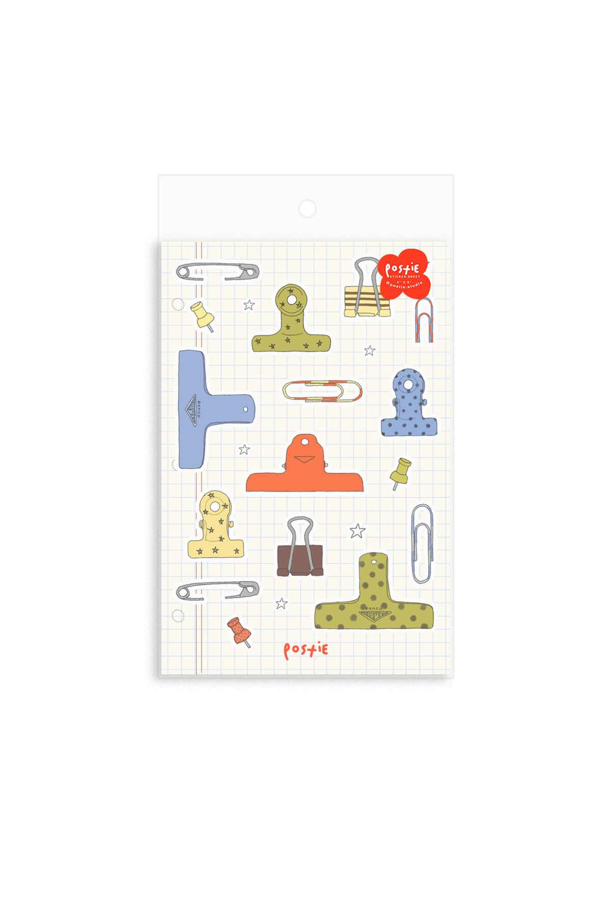Clips Sticker Sheet