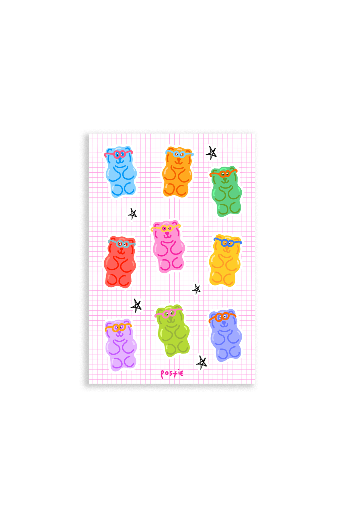 Gummy Bears Sticker Sheet