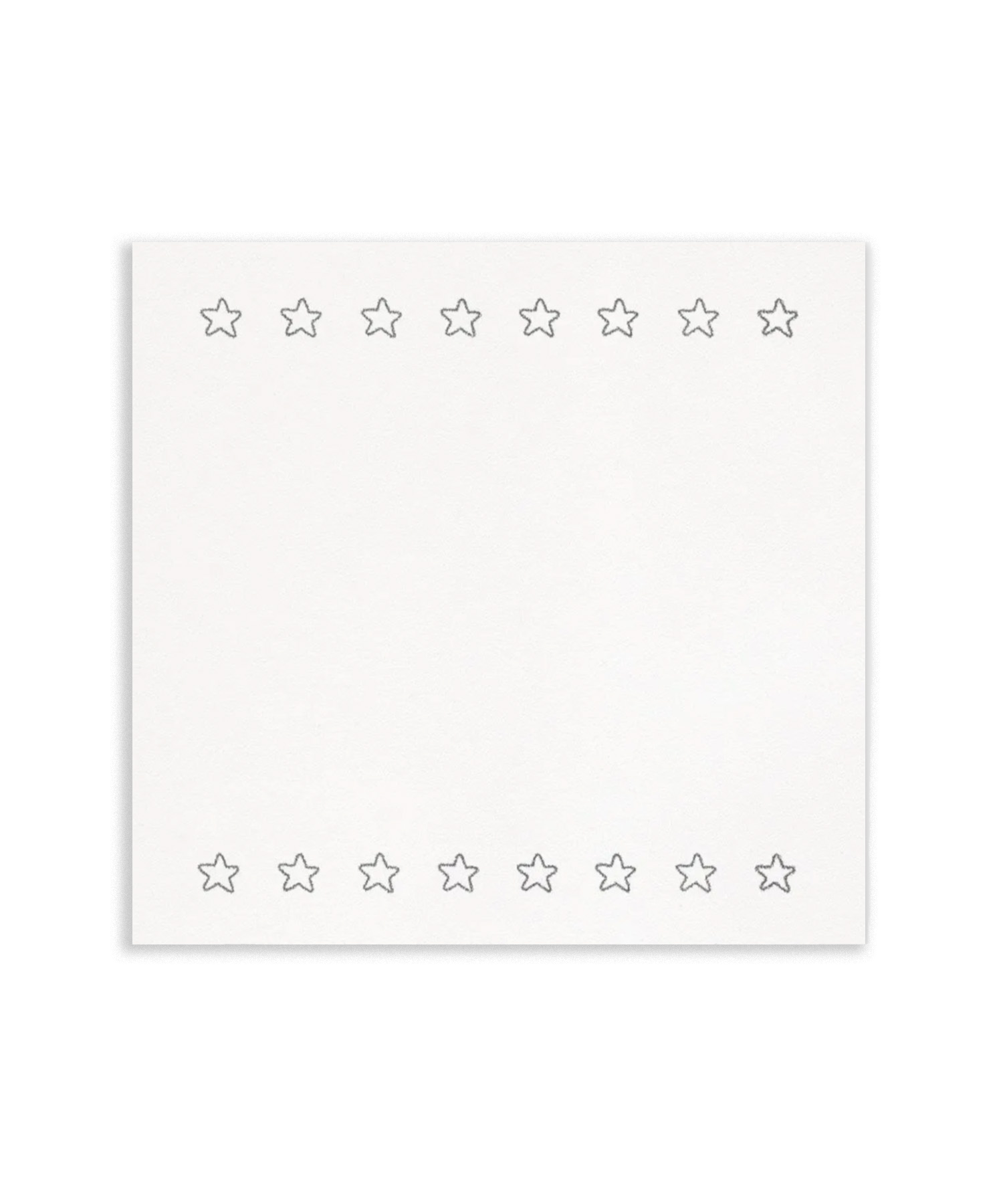White Seeing Stars Sticky Notes