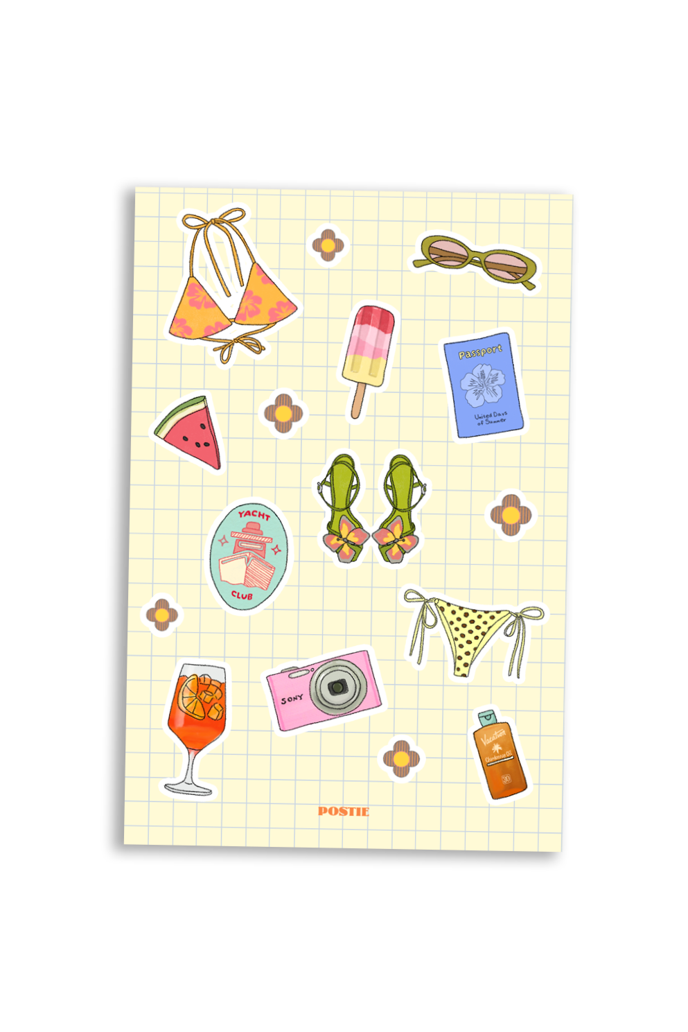 Summer It Girl Sticker Sheet