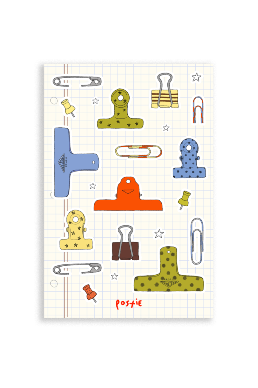 Clips Sticker Sheet