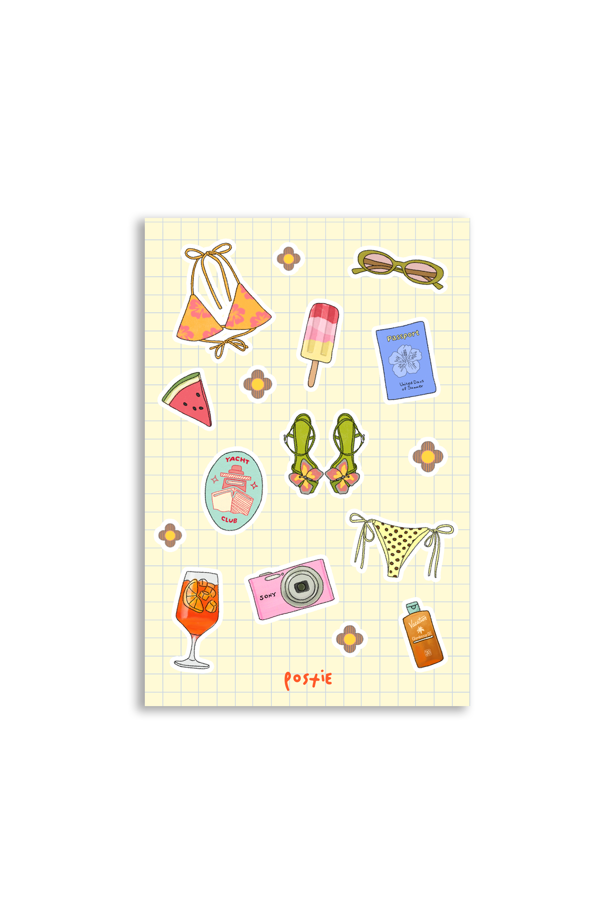 Summer It Girl Sticker Sheet