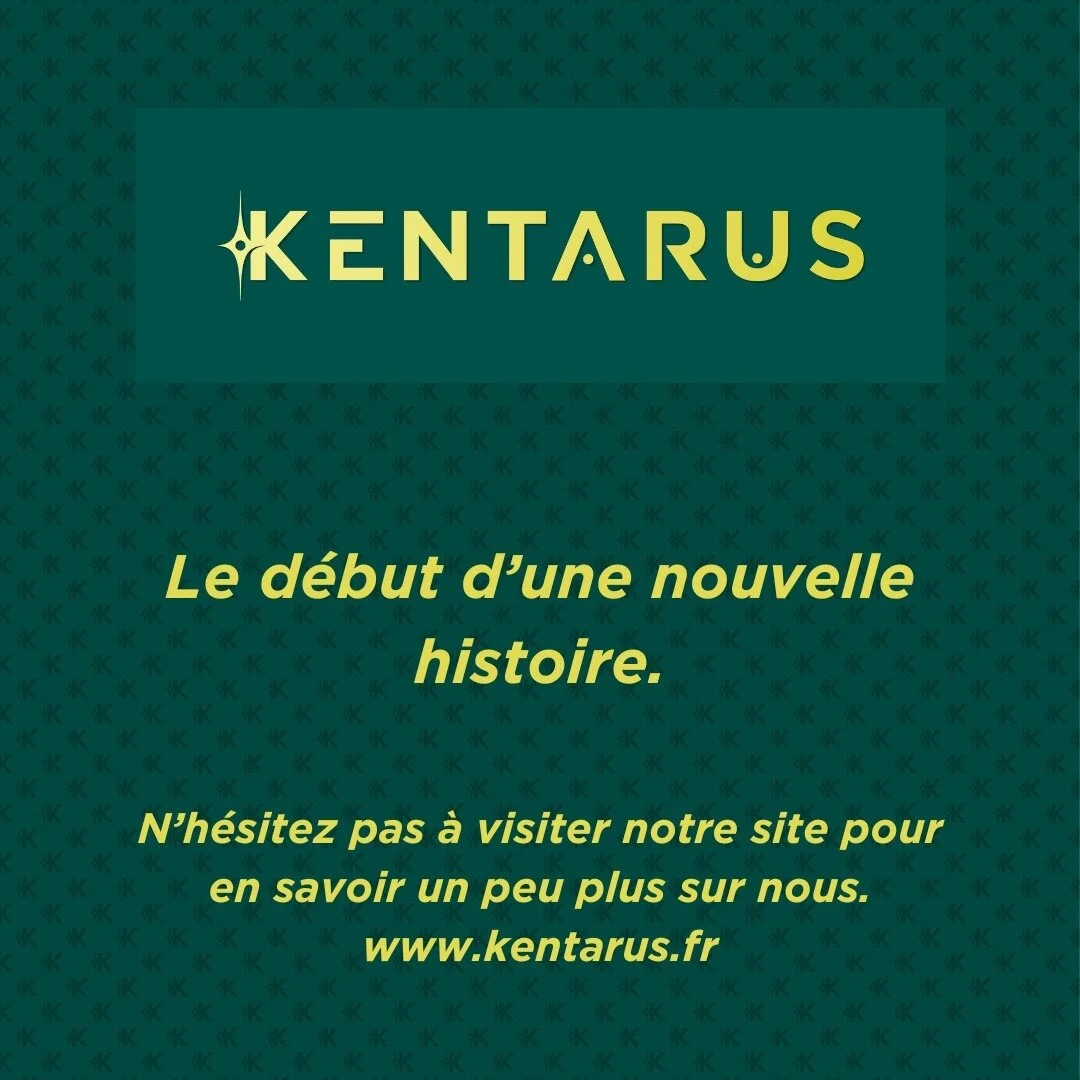 Apr&egrave;s plusieurs mois &agrave; peaufiner notre image, nous sommes fi&egrave;re de vous pr&eacute;senter notre nouvelle soci&eacute;t&eacute; Kentarus. Une entreprise &agrave; l'ADN innovateur. Merci &agrave; @thibzez et @aannabulle pour leur ai