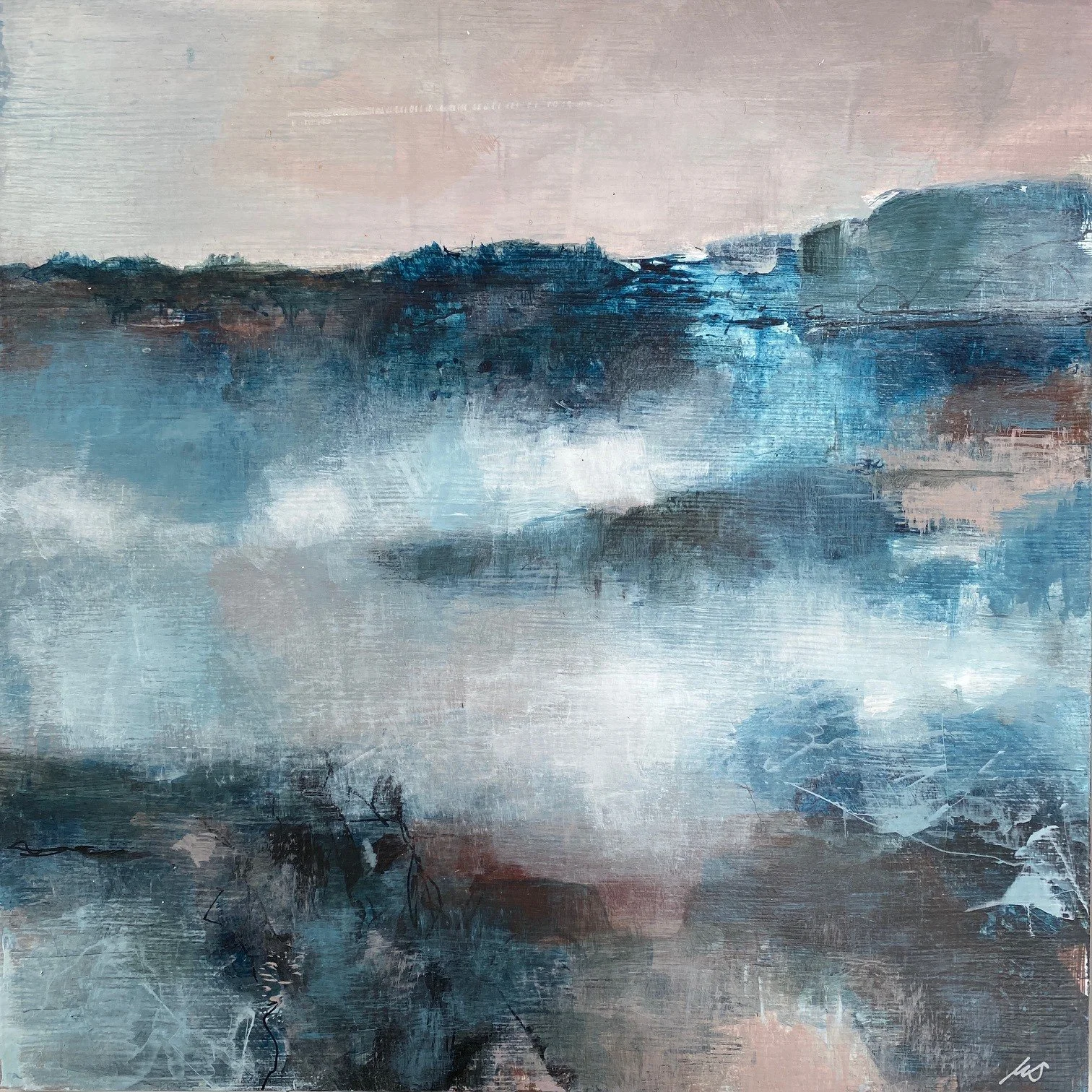 New Beginnings 12x12" Acrylic on panel- SOLD