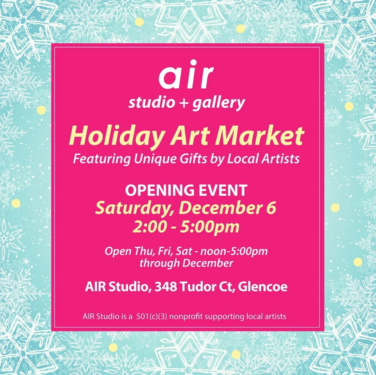 Holiday Art Market