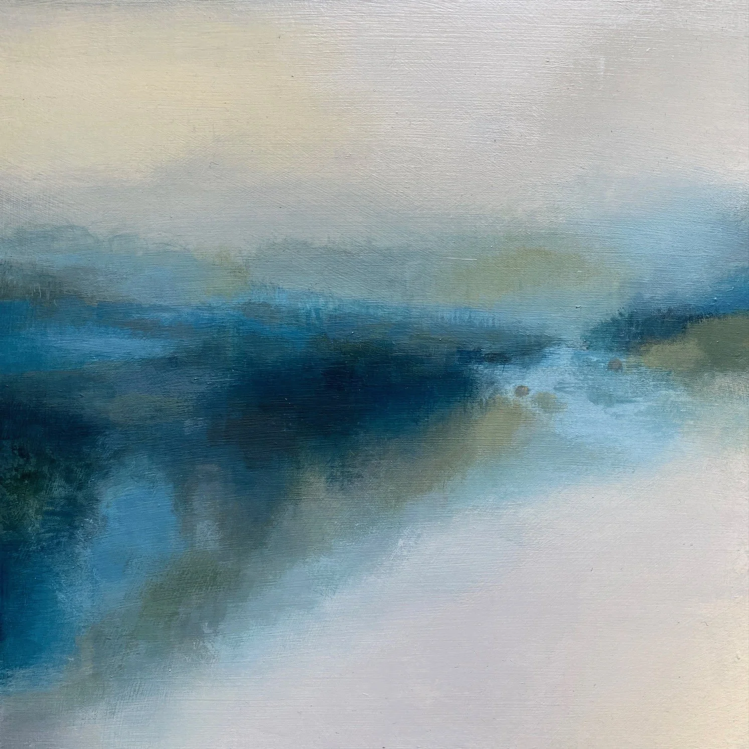 Islands of Discoveries 12x12" Acrylic on Panel- SOLD