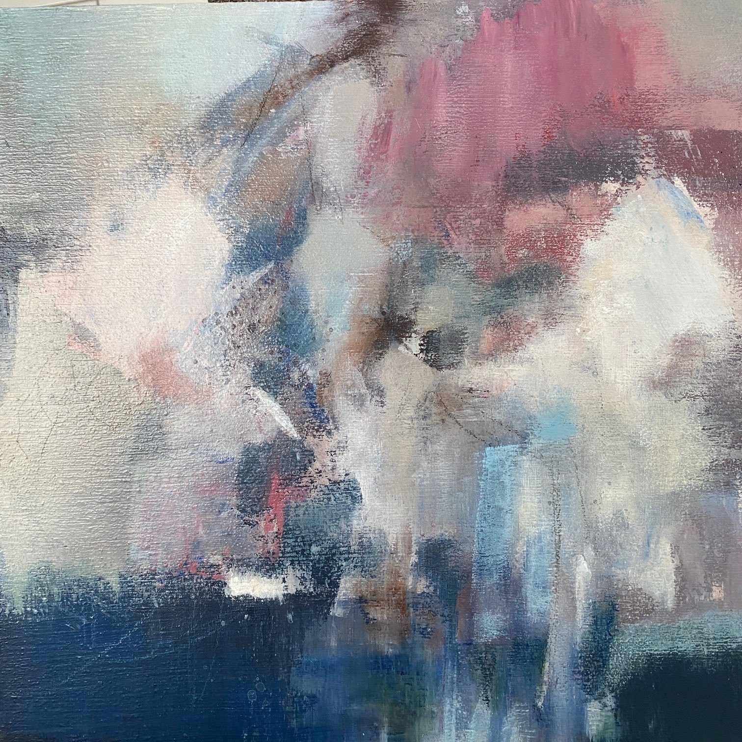 In Change 12x12" Acrylic on panel