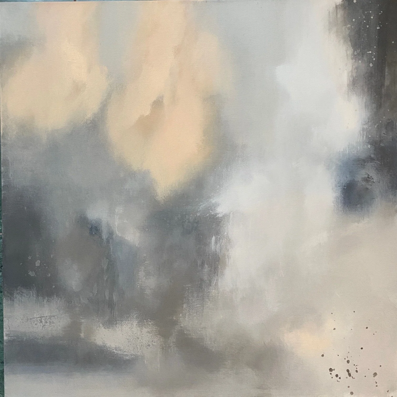 Unfolding 24x24" Acrylic on gallery wrapped canvas