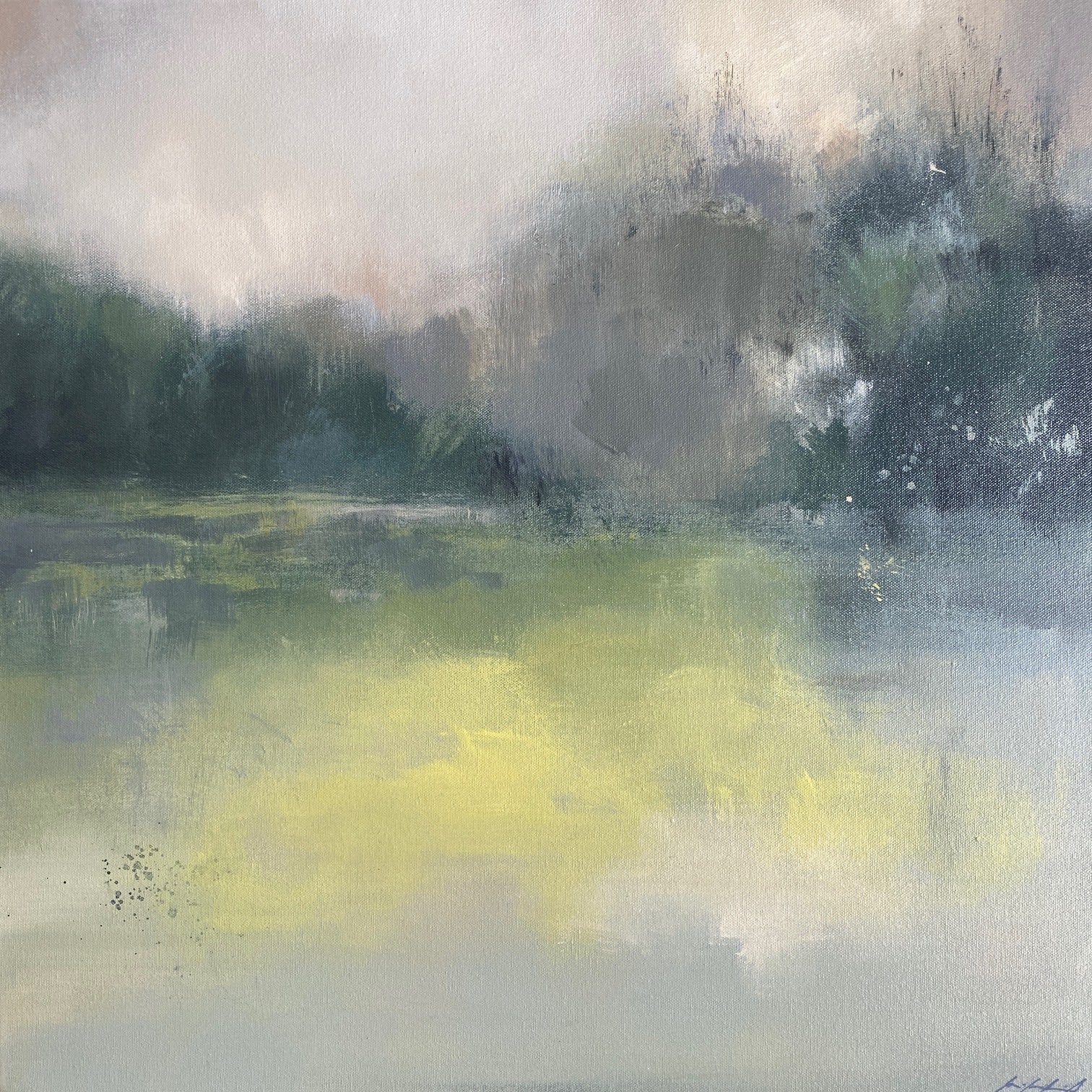 Ephemeral 24x24" Acrylic on gallery wrapped canvas- SOLD