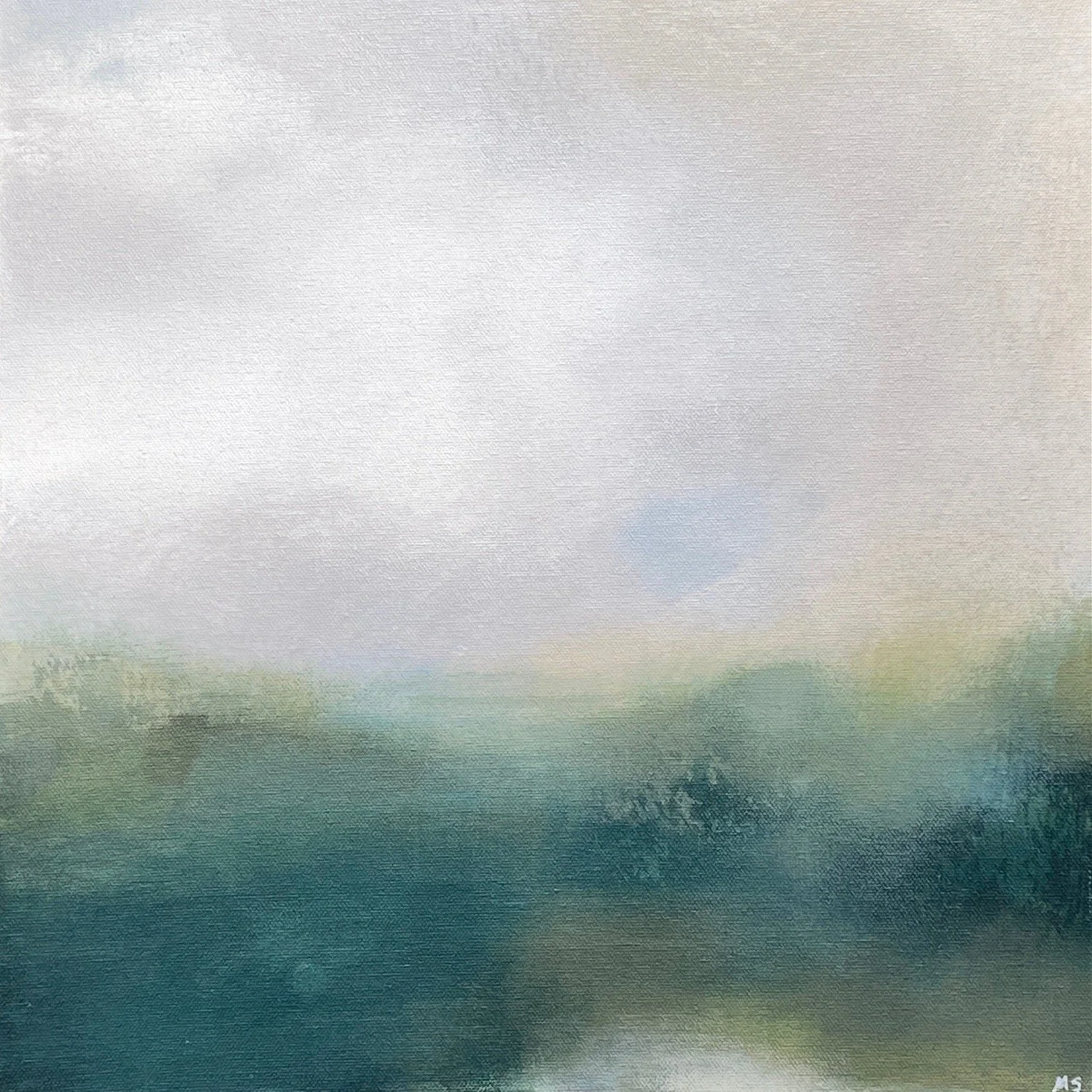 Fields of Peace 16x16" Acrylic on Canvas- SOLD