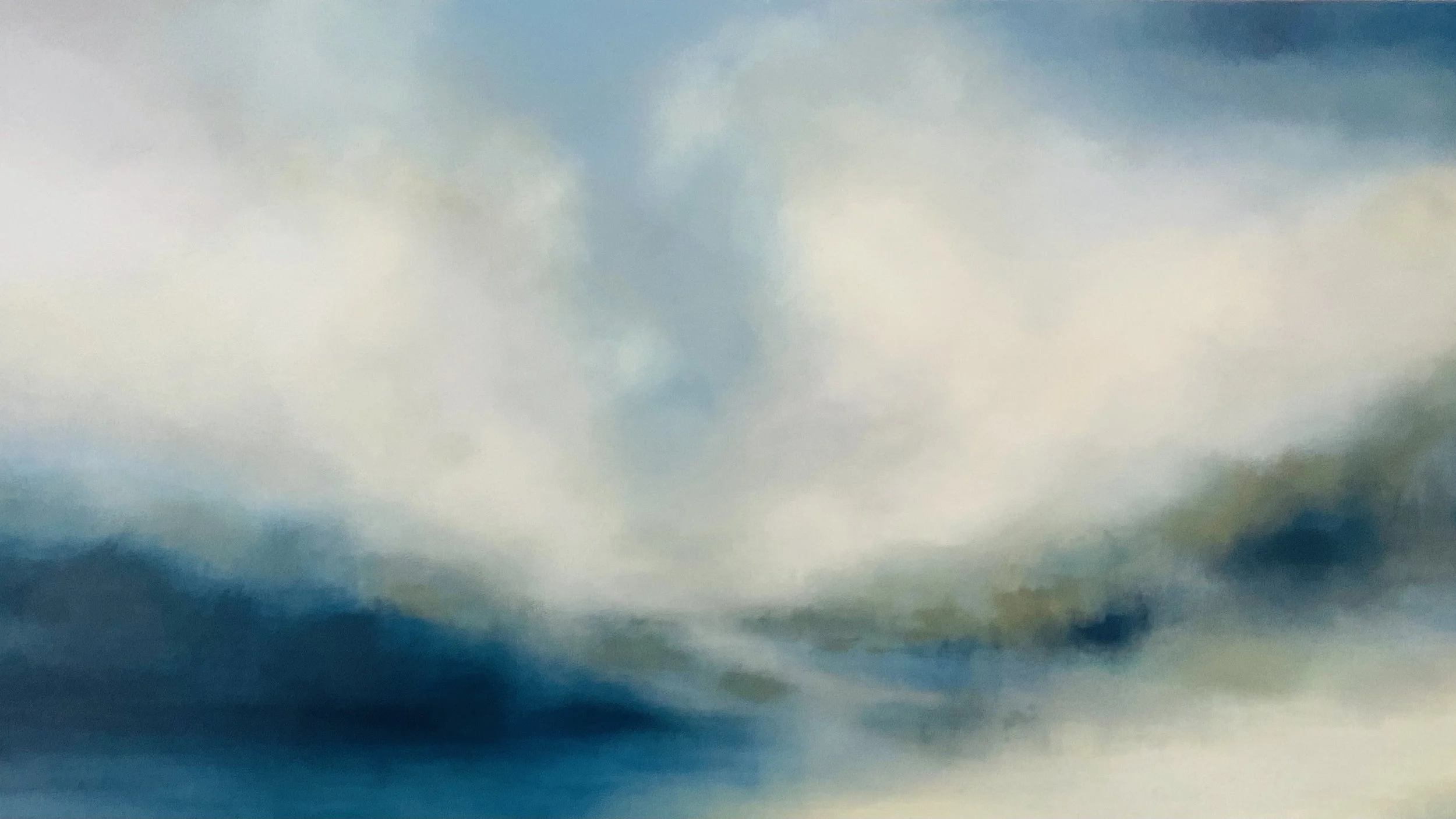 Immersion 24x48" Acrylic on Gallery Wrapped Canvas