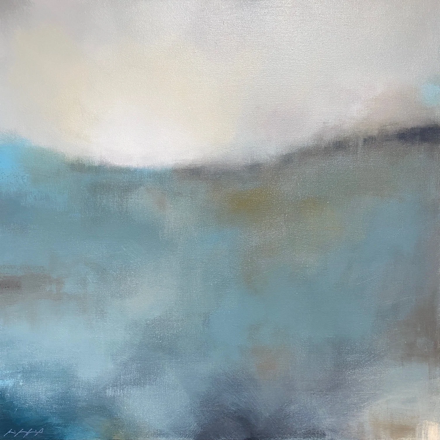 Follow Your Light 24x24" Acrylic on Gallery Wrapped Canvas