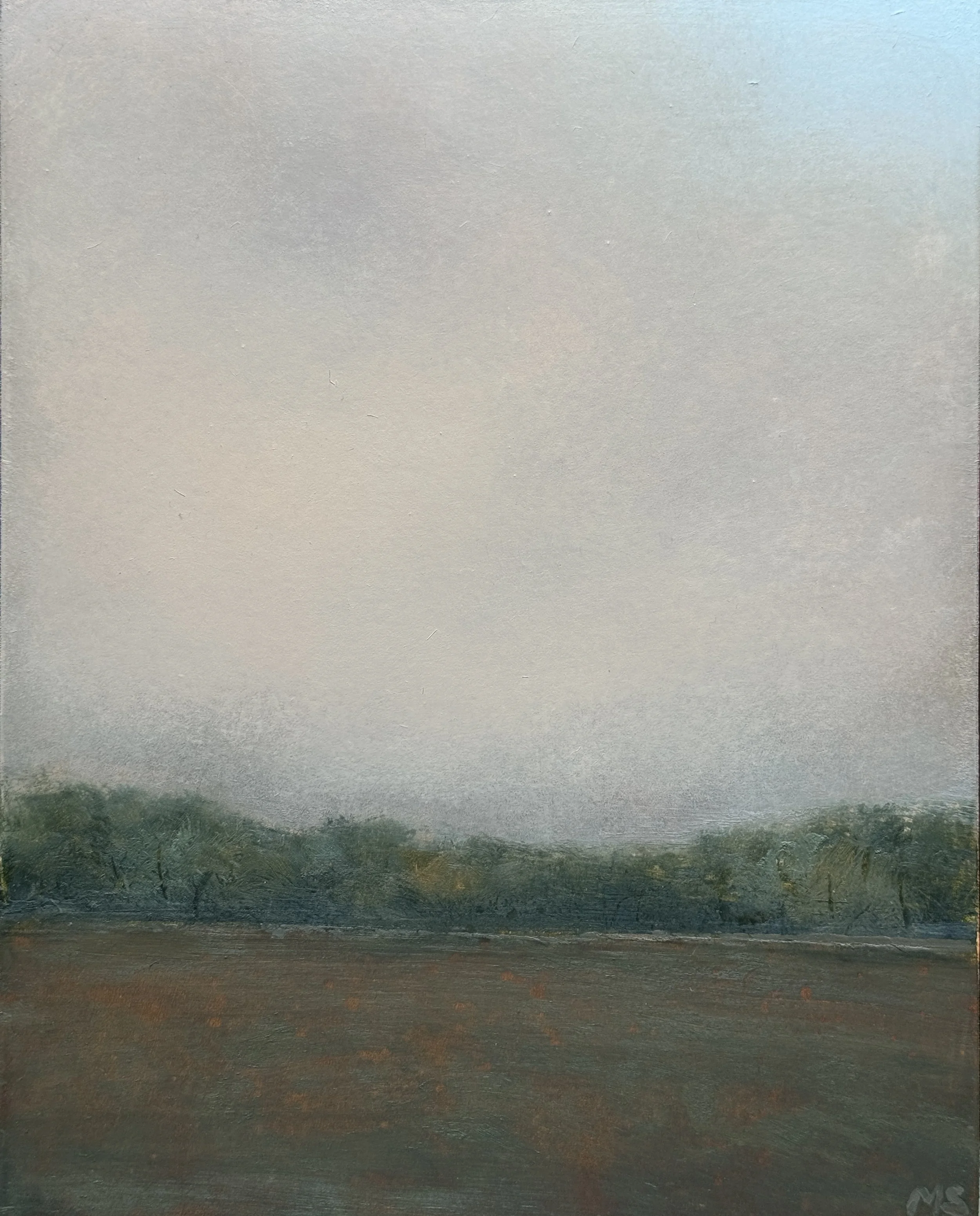 Nearby Nature 8x10" Oil & Cold Wax on Gesso Panel
