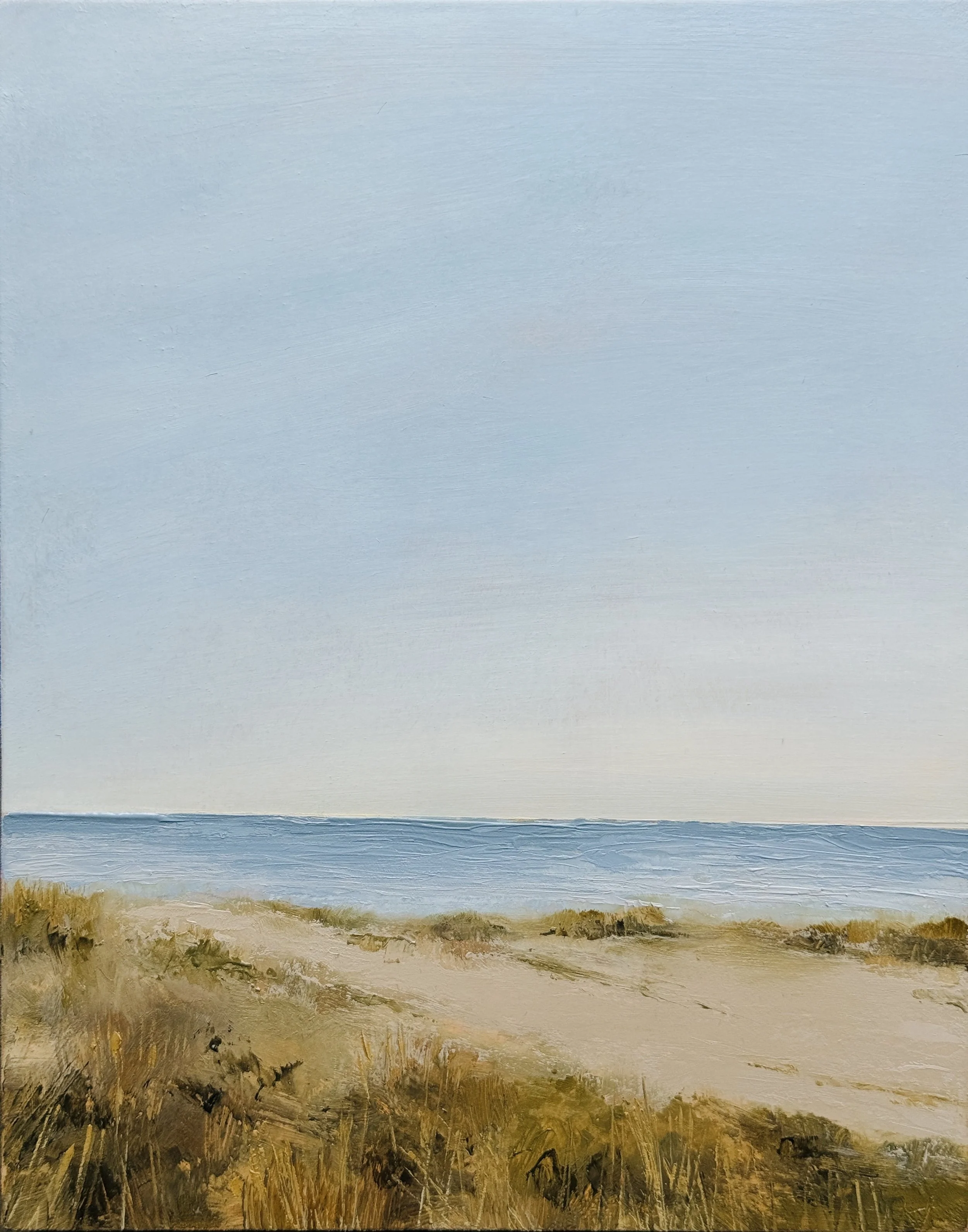 Sweet Summer Days 8x10" Oil & Cold Wax on Gesso Panel- SOLD
