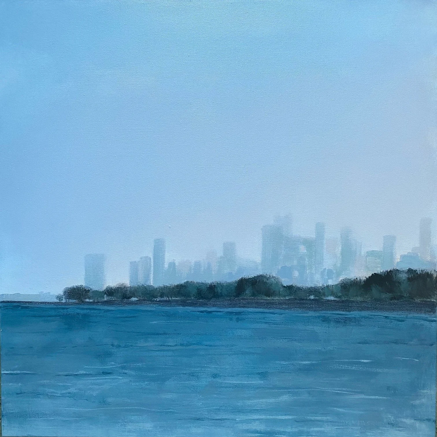 City Wonders 24x24" Acrylic on Gallery Wrapped Canvas