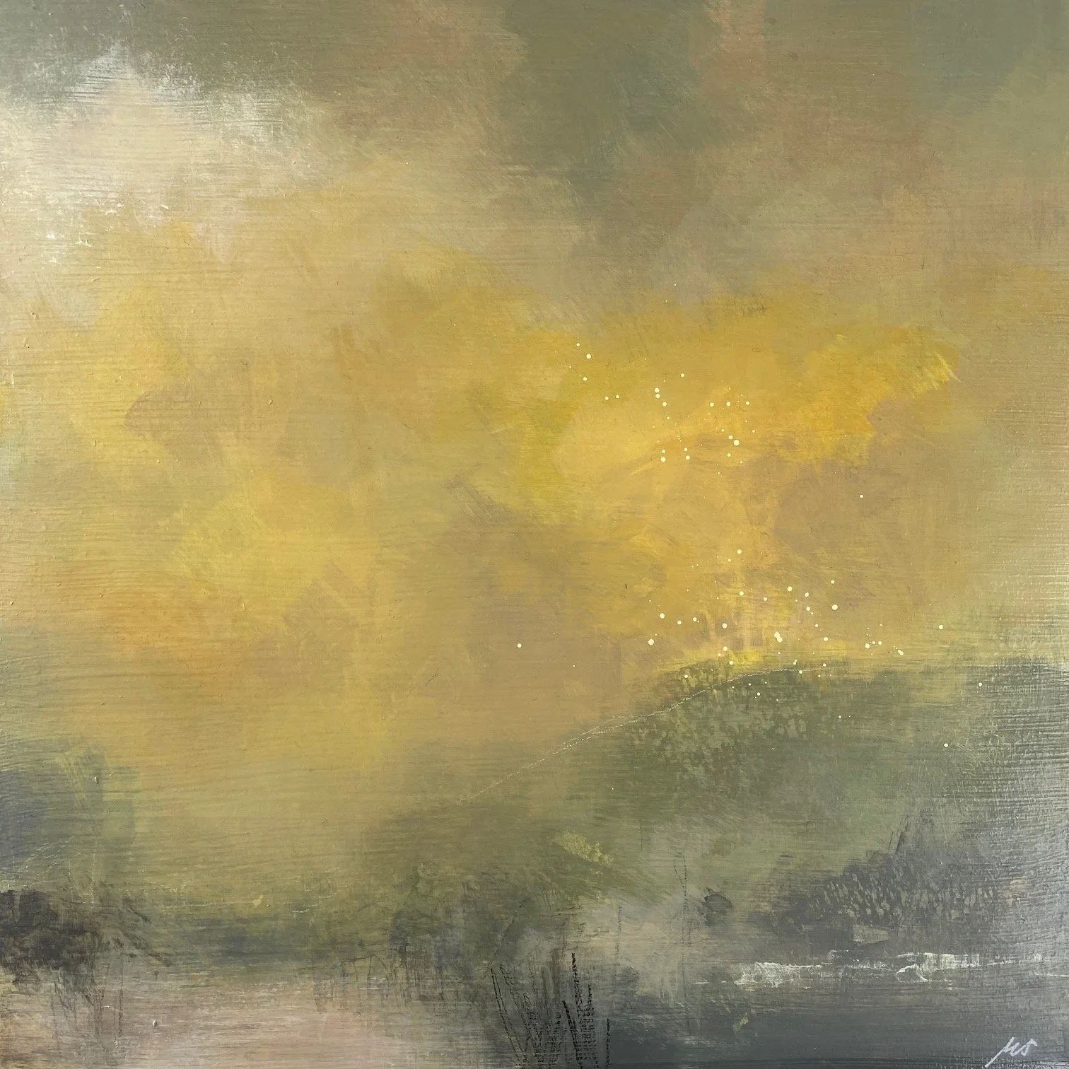 Shifting View 12x12" Acrylic on panel