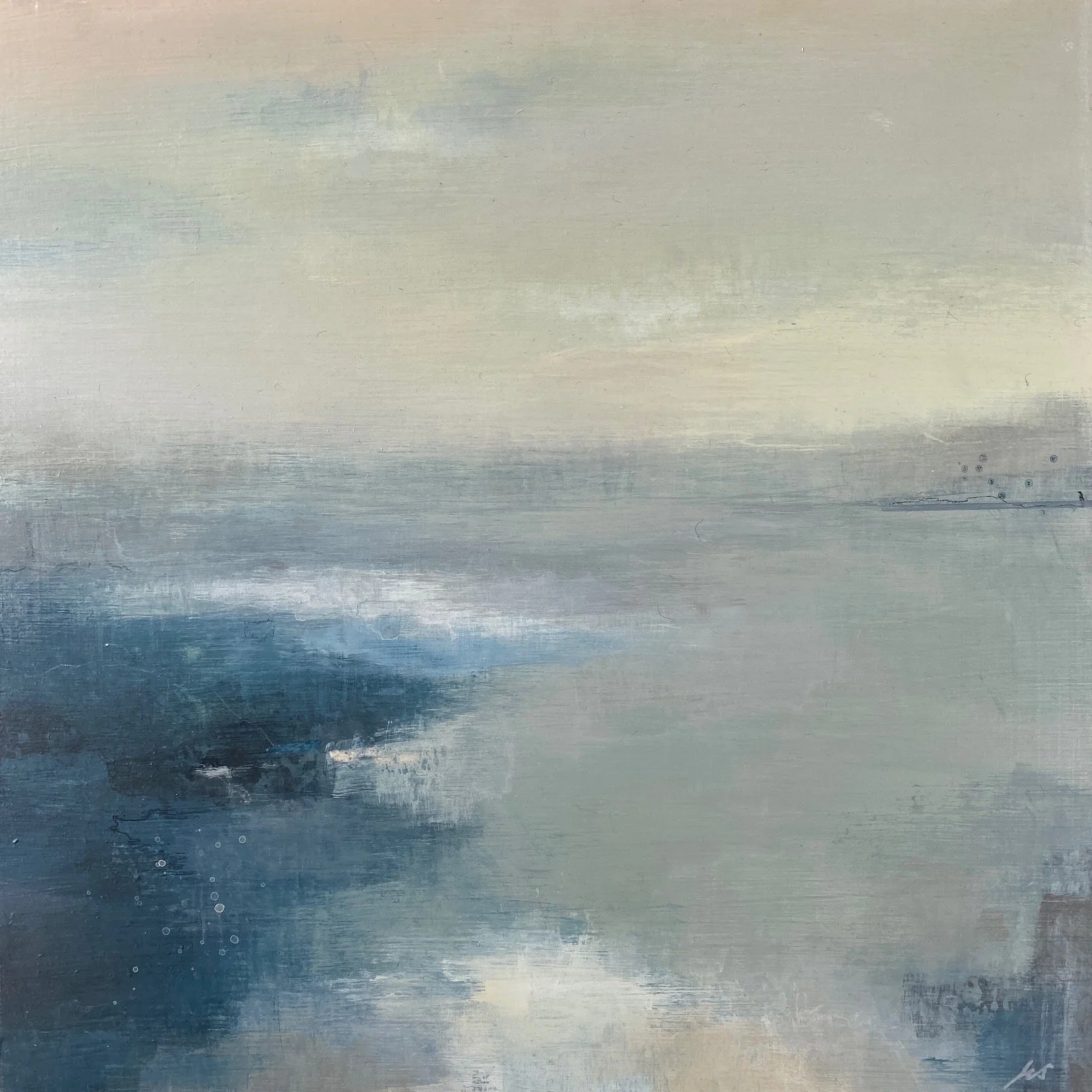 Stillness Speaks 12x12" Acrylic on panel- SOLD