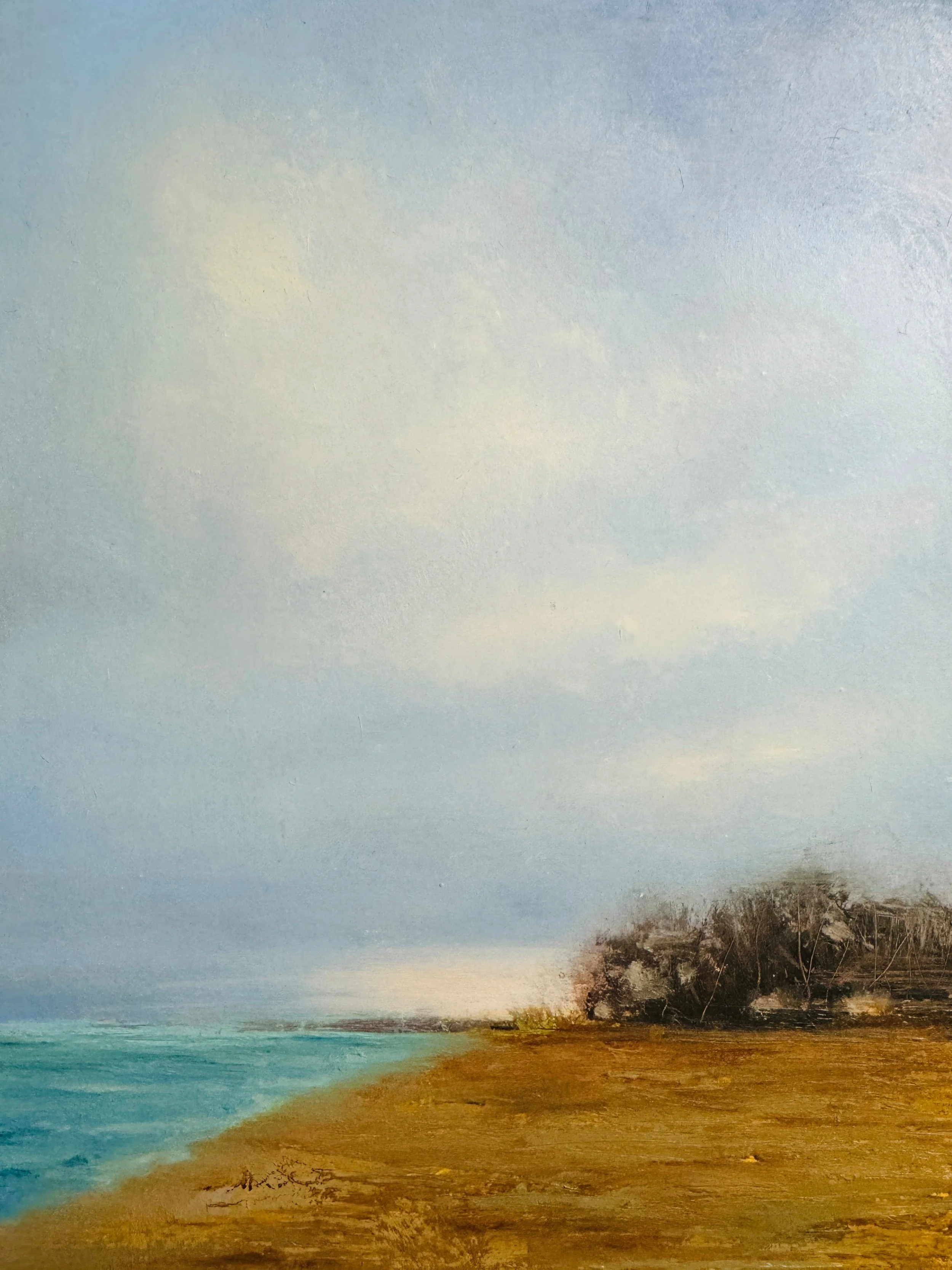 Ray Of Light 8x10" Oil & Cold Wax on Gesso Panel- SOLD