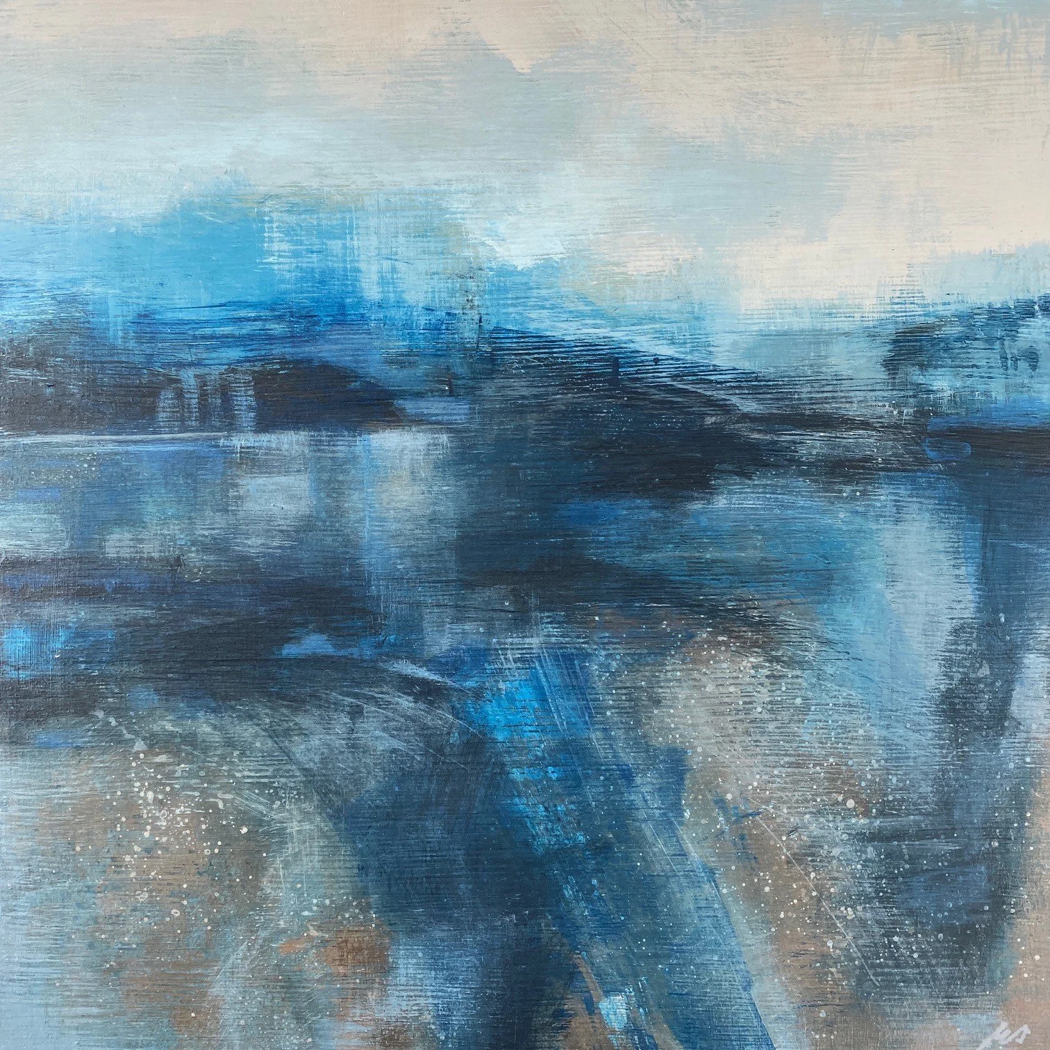 Boldness 12x12" Acrylic on panel-SOLD
