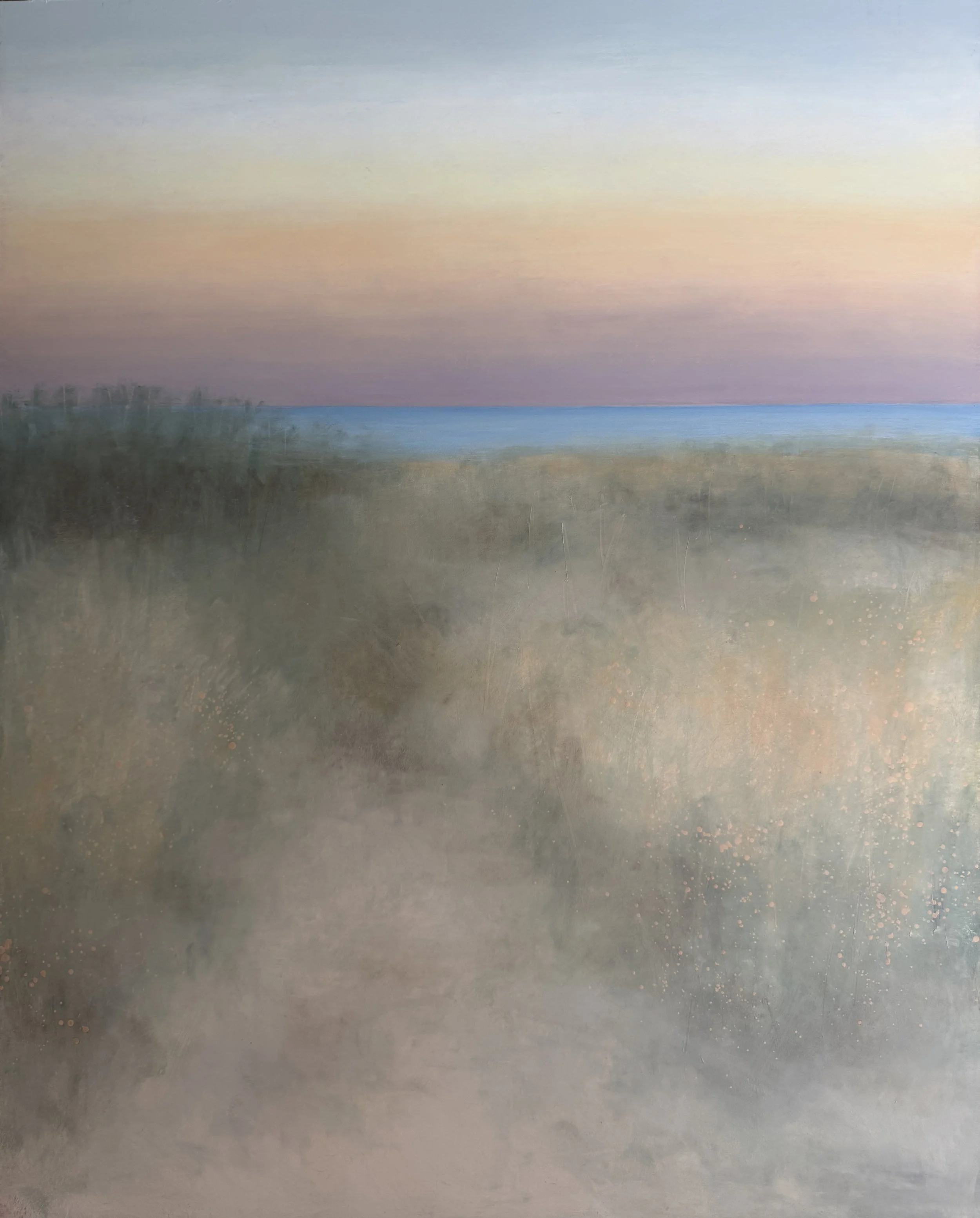Bright Moments 24x30" Oil & Cold Wax on Gesso Panel- SOLD