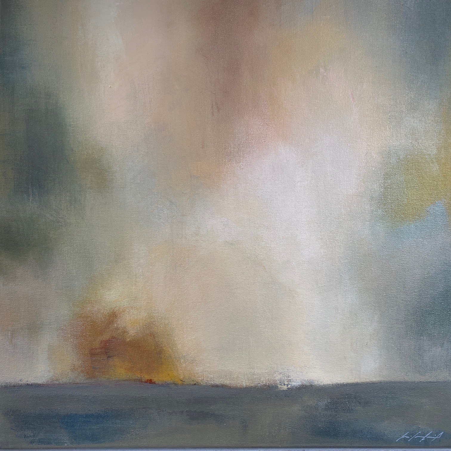 Into It 20x20" Acrylic on gallery wrapped canvas