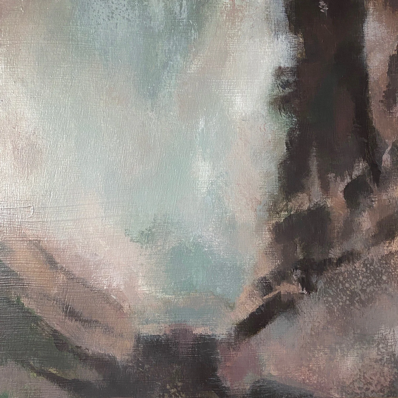 At Bay 12x12" Acrylic on panel