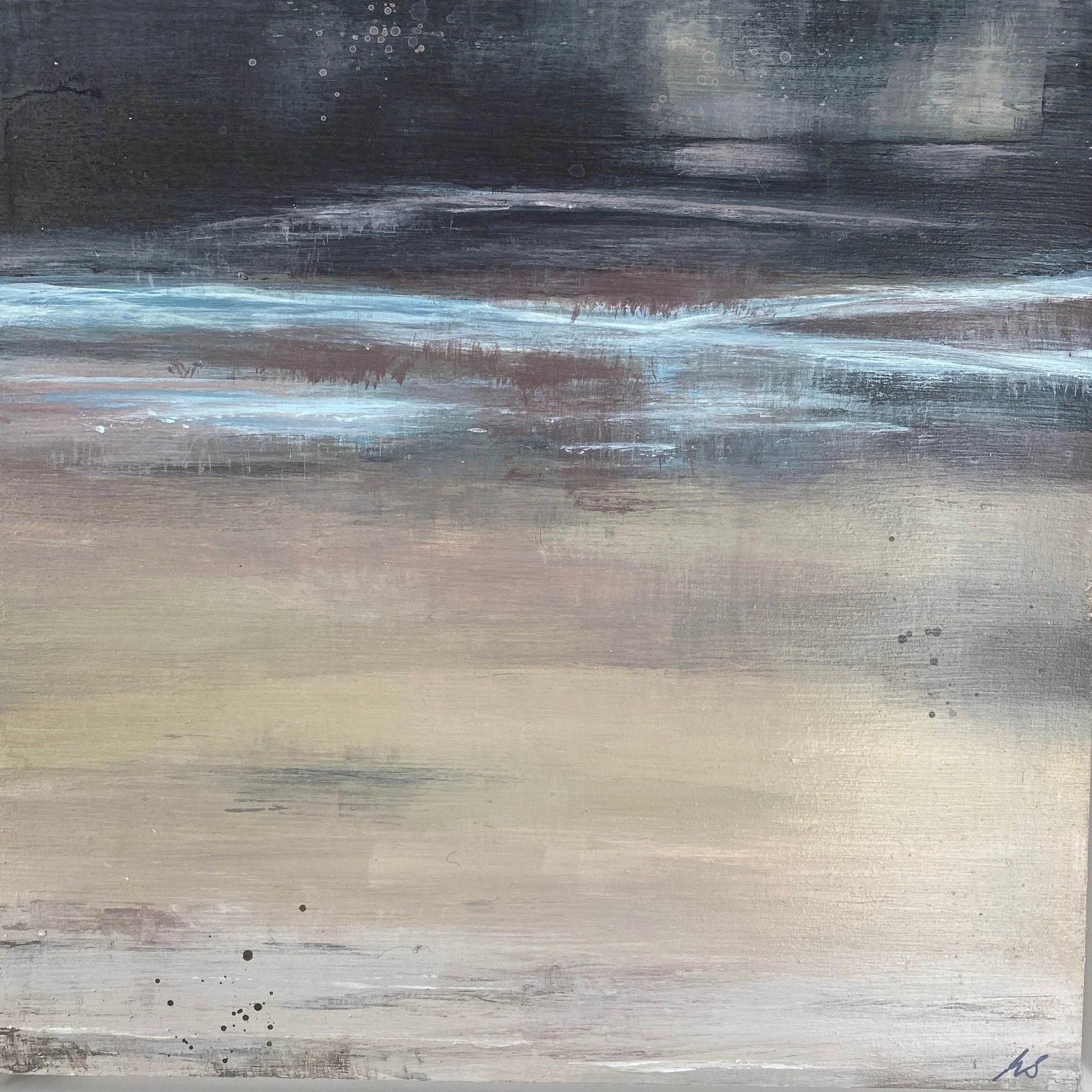 Flow 12x12" Acrylic on panel