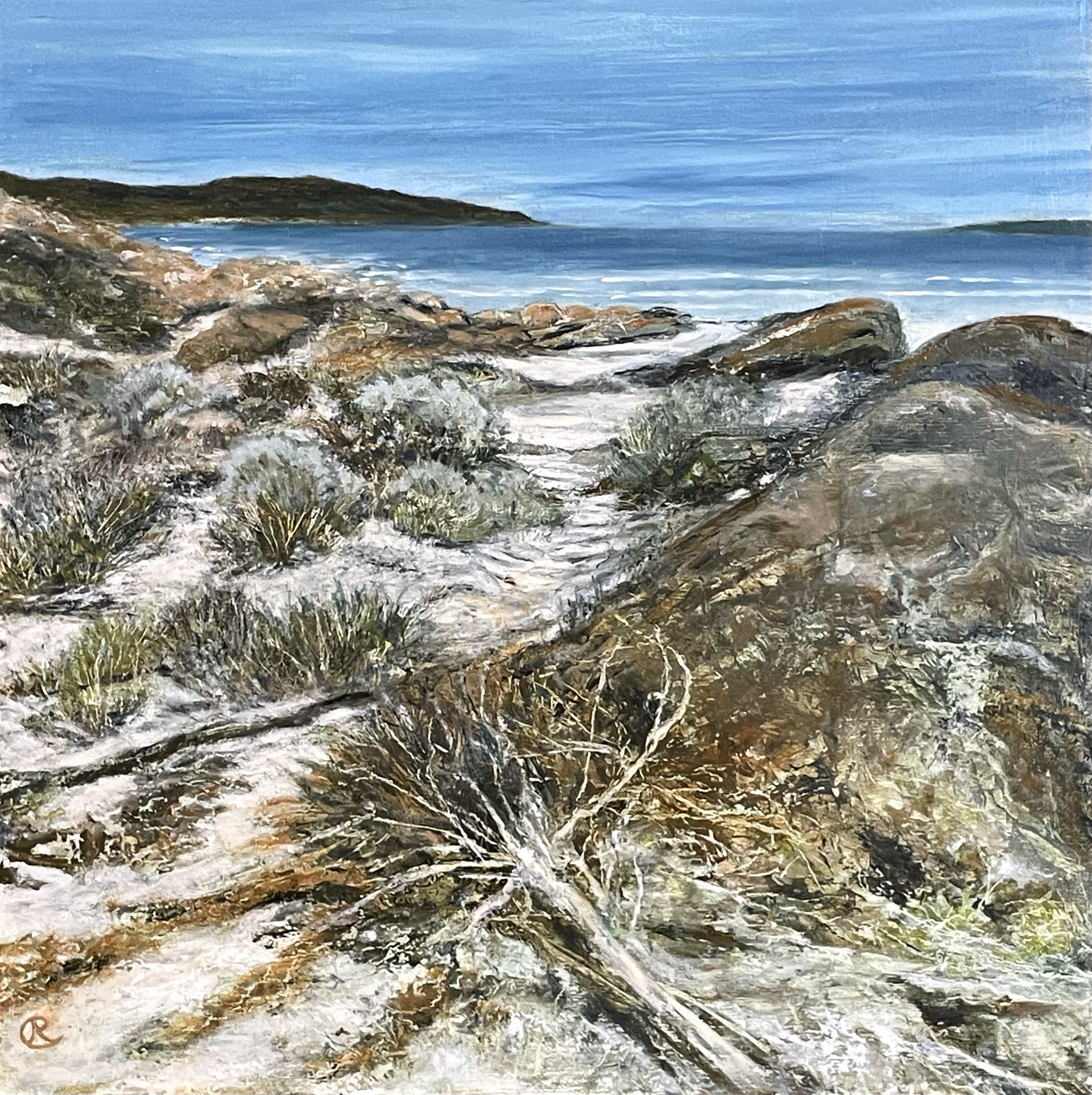 TRACK TO BLOSSOM BEACH
Oil on board
SOLD
