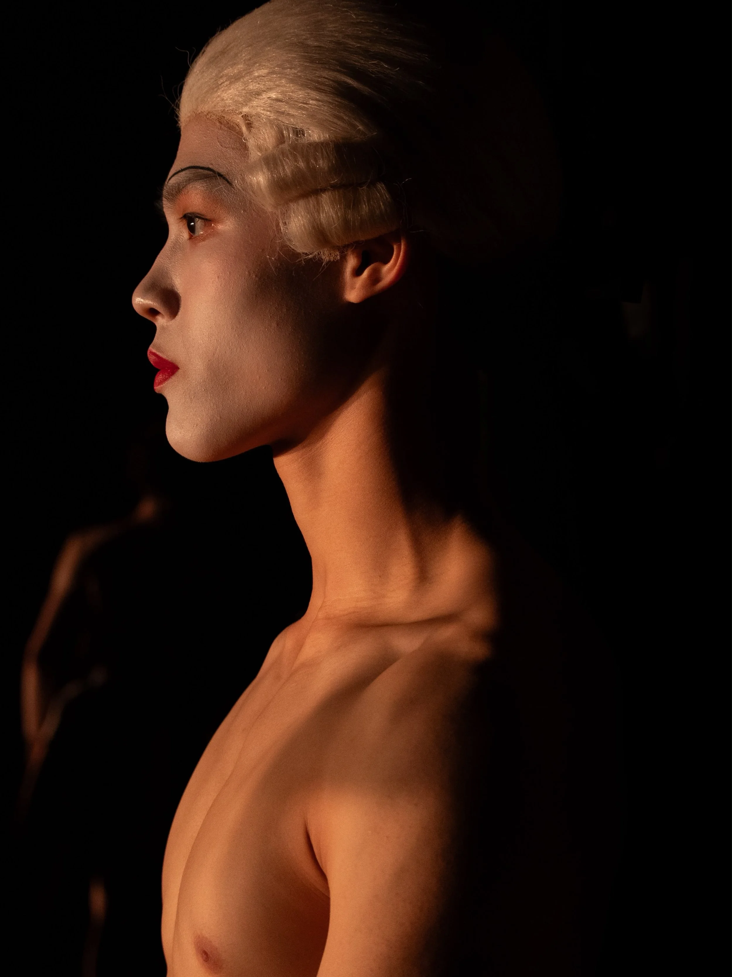 BACKSTAGE GEMS captured by @seenbygene . Second round of &ldquo;MORE THAN MOZART!&rdquo; evening. New beginnings with @baletndm - 🚼🚼🚼