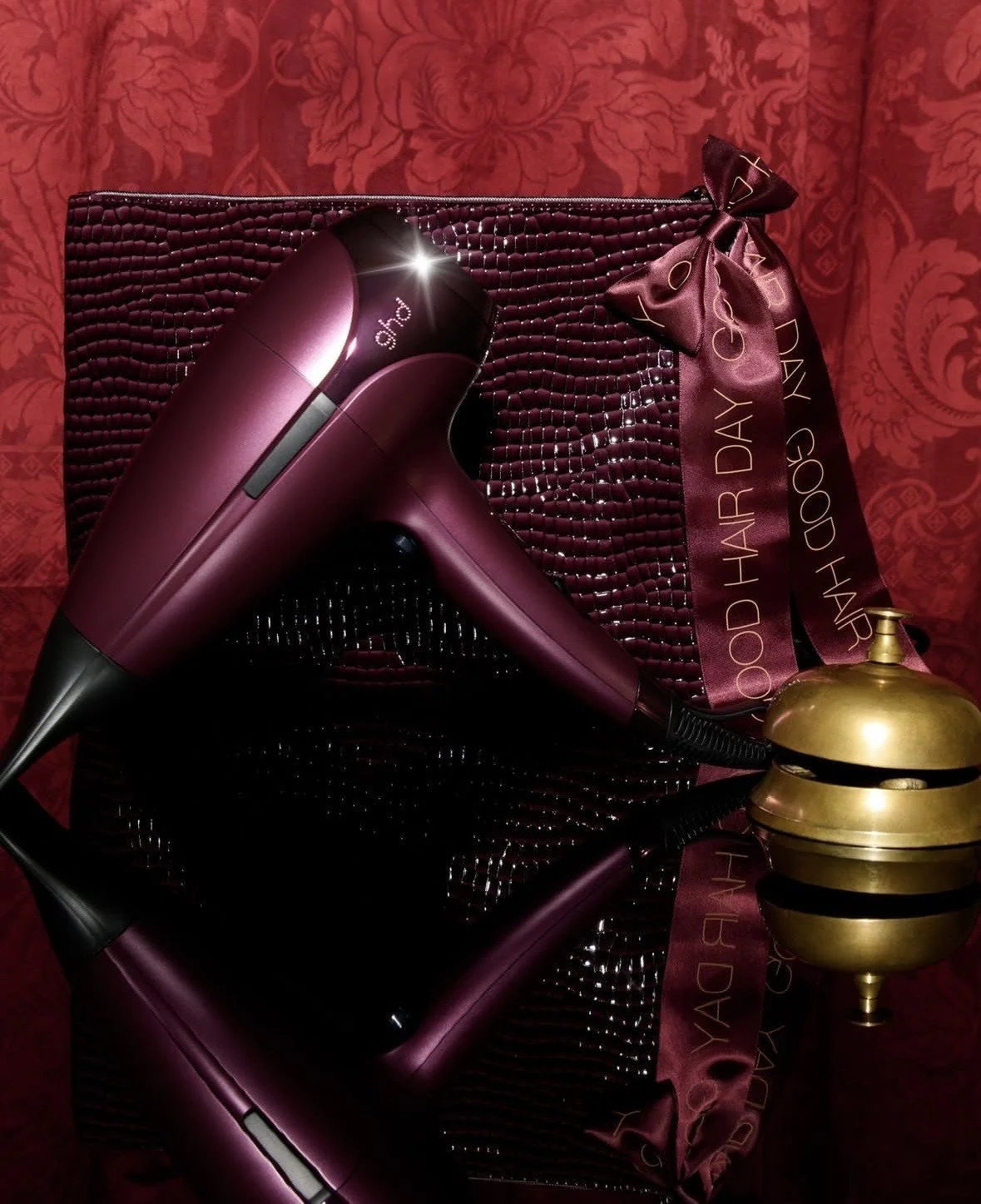 NEW GHD HELIOS HAIR DRYER IN CHERRY CHIC