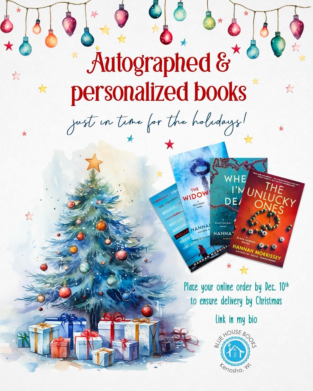 ✨🎄Tis the season for murder &amp; vice &amp; nothing nice. Ok, I hear my prose is nice. I&rsquo;ll give myself that 😆 If you&rsquo;ve cracked the spines of my Black Harbor suspense series, you know that Black Harbor is a cold, crime-ridden city fil