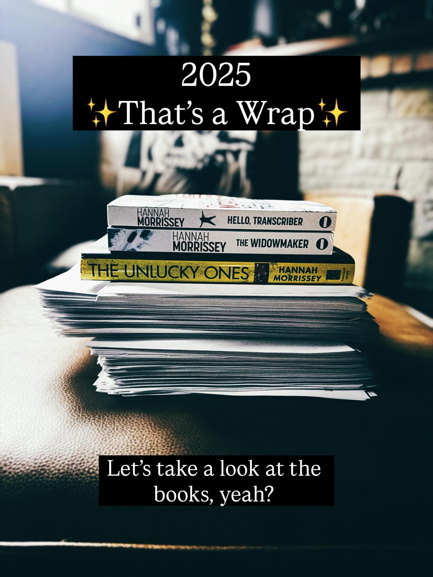✨It&rsquo;s a Wrap - Author version ✨ 
 
I love seeing everyone&rsquo;s posts sbout their favorite reads of 2025, and since I can&rsquo;t read like a bookstagrammer (you guys are machines!) I was suffering from severe FOMO and I was like hey wait a s