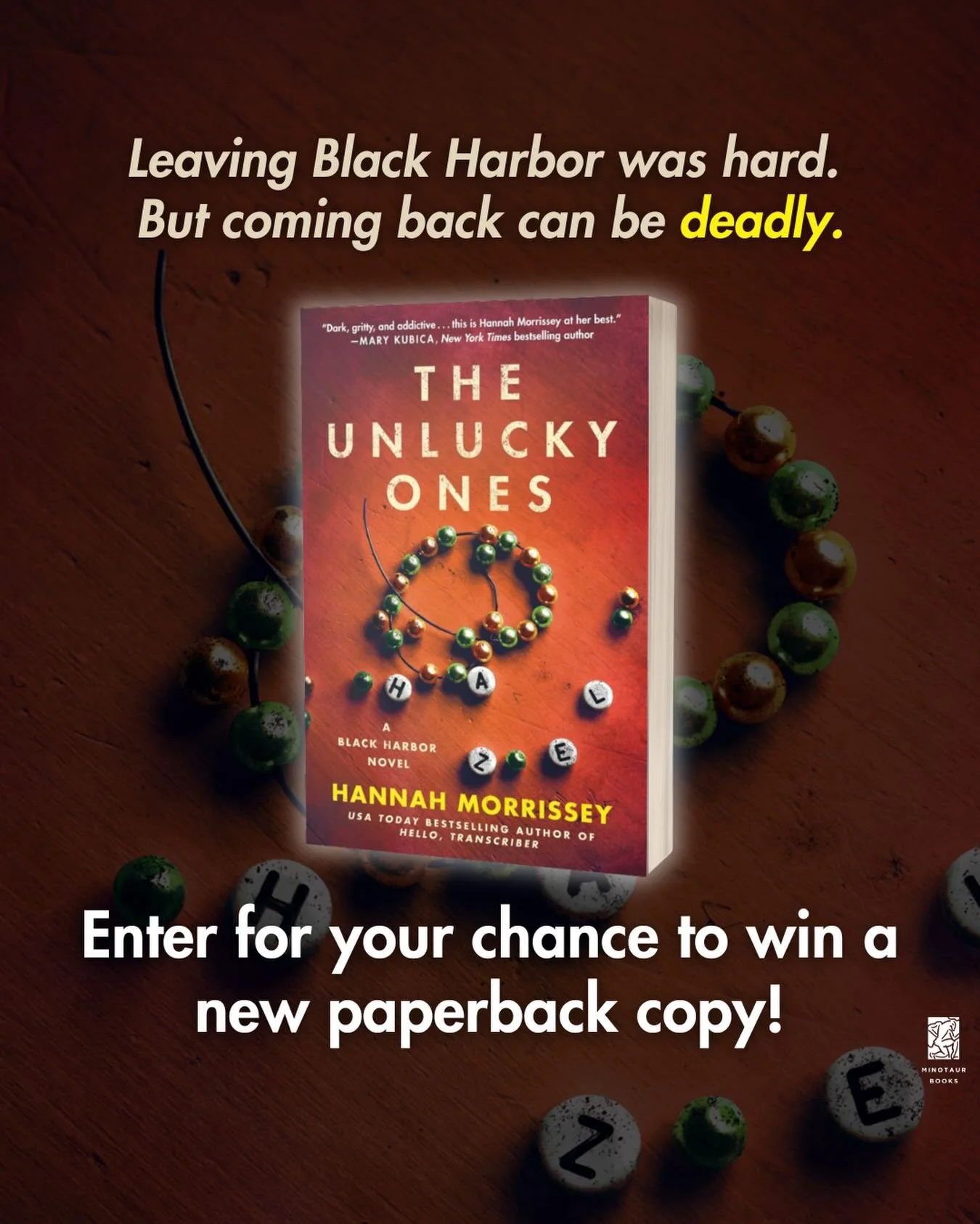 ✨GOODREADS GIVEAWAY✨THE UNLUCKY ONES is out in paperback next month, and to celebrate, Goodreads is offering a chance to win a freebie! 

Enter now through 3/29 ✨ Comment to let me know you entered and I&rsquo;ll tell the universe to send some luck y
