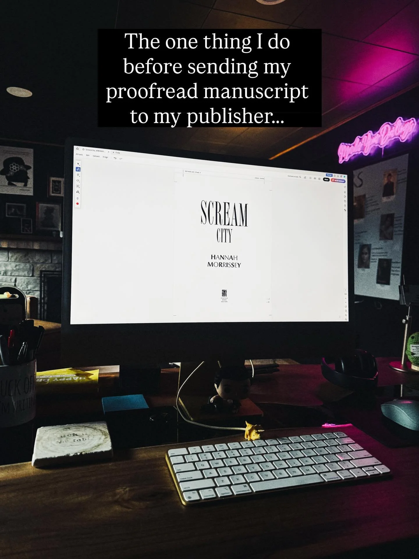 First pass pages. Also known as Let&rsquo;s see how many fucks I gave 🤗

Also known as proofreading.

Also known as your last fucking chance to make any minor changes to the manuscript, including light line edits, fixing grammatical shit, catching a