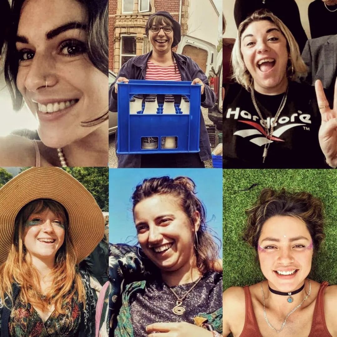 TEAM! Its international women's day, and a good time to celebrate the people who make and help deliver the mylk, as our workforce is 90% female. So, a big thanks to Bea, Leila, Imogen, Natty and previous deliverers Bob and Anna, you're all superstars